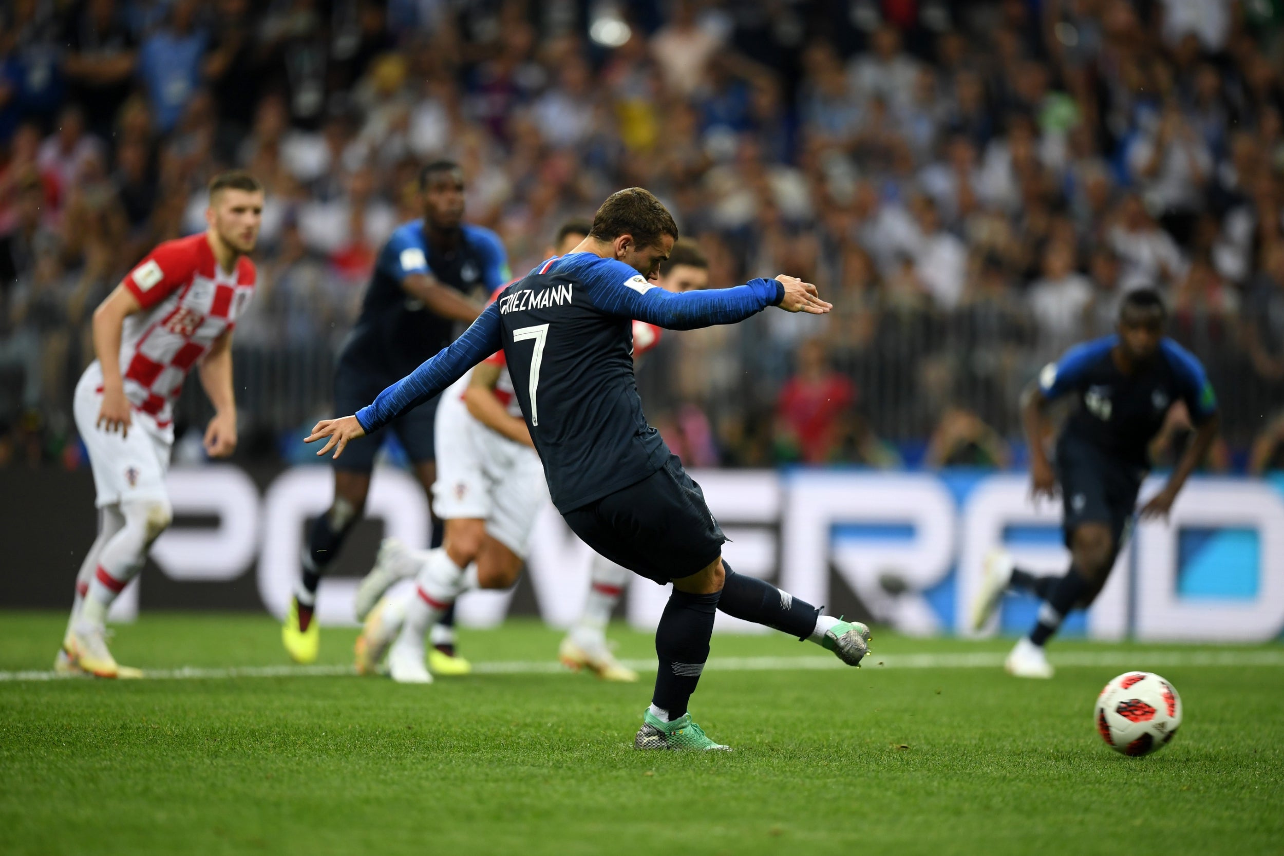 Griezmann scored a historic spot kick