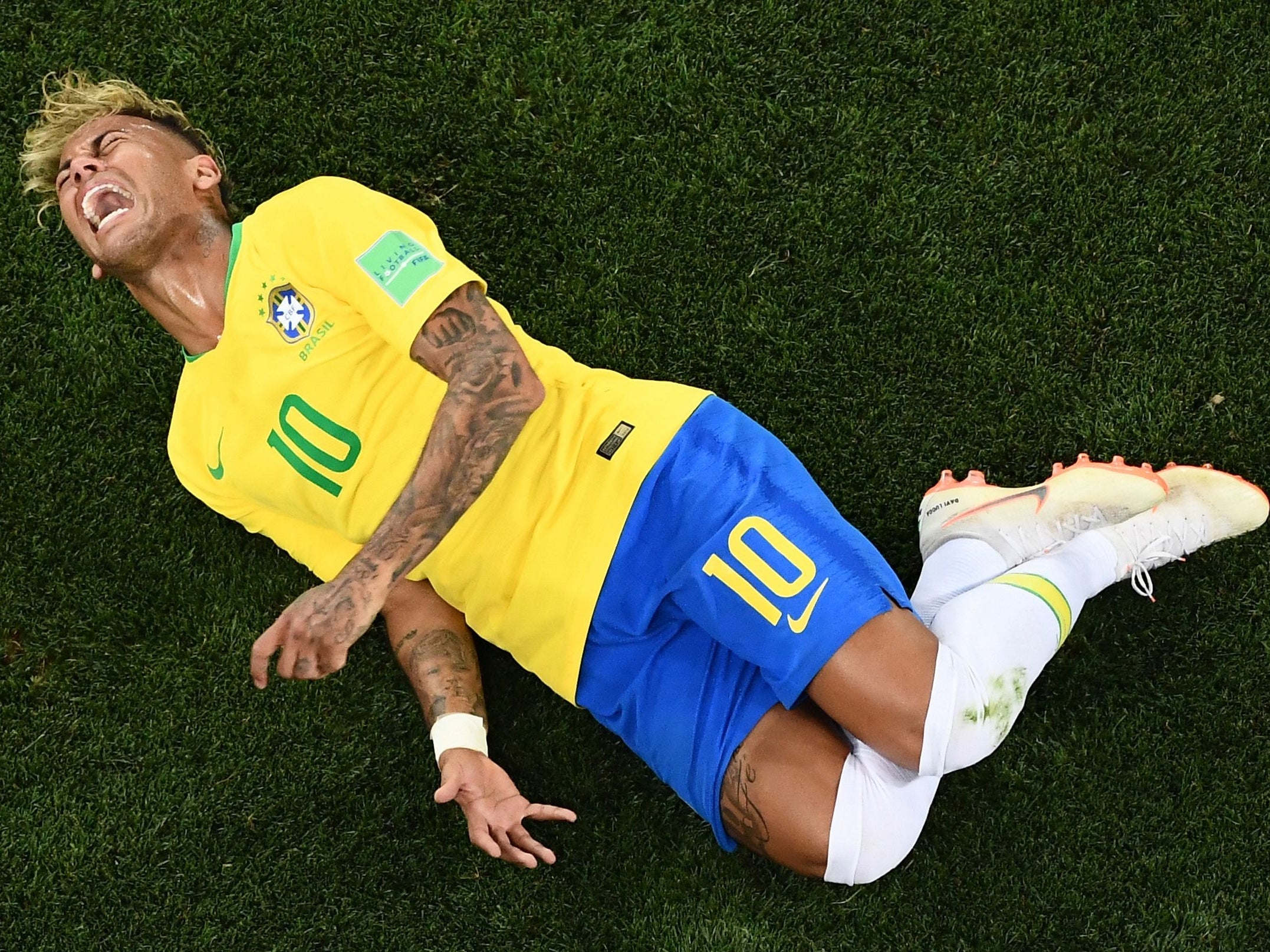 Neymar did nothing to improve his reputation in Russia this summer