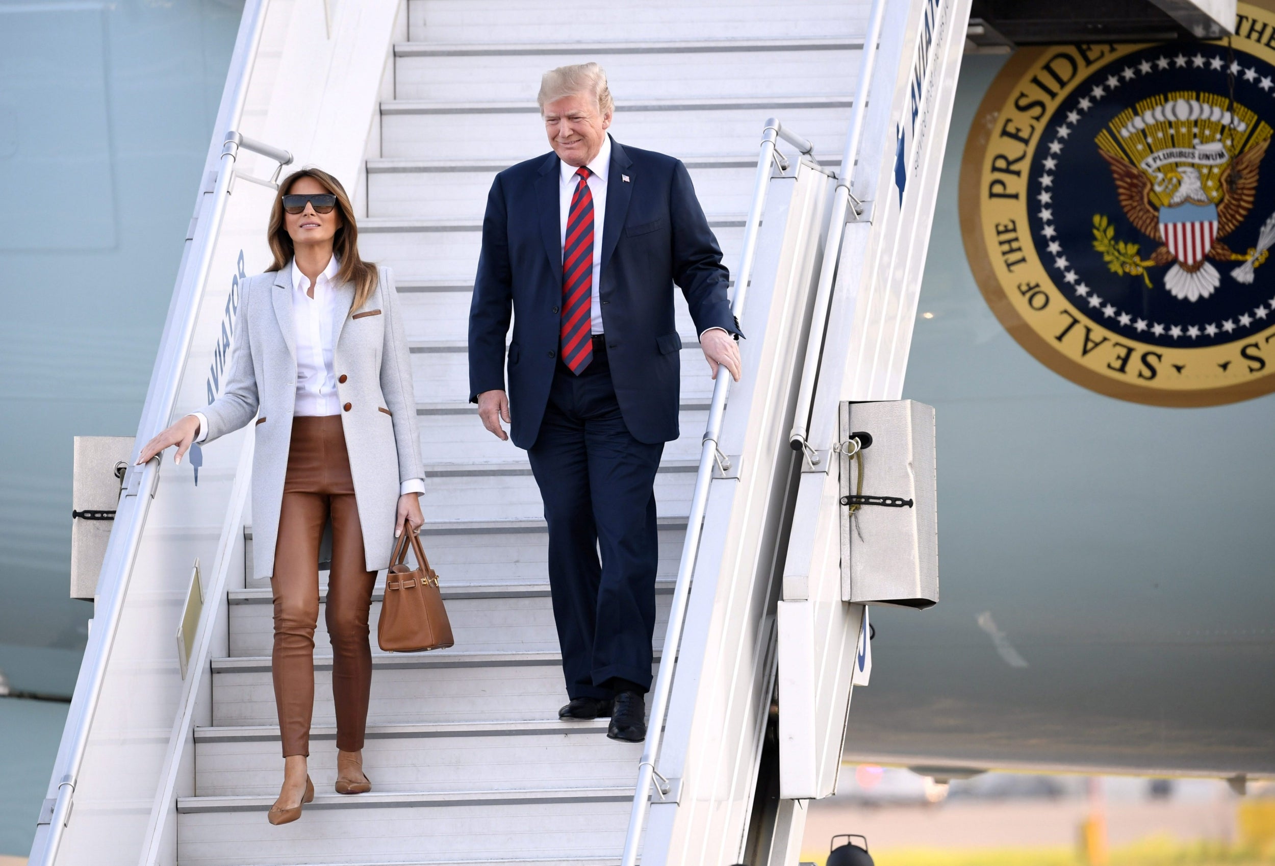 Melania Trump's parents, Viktor and Amalija Knavs, were granted US citizenship on Thursday