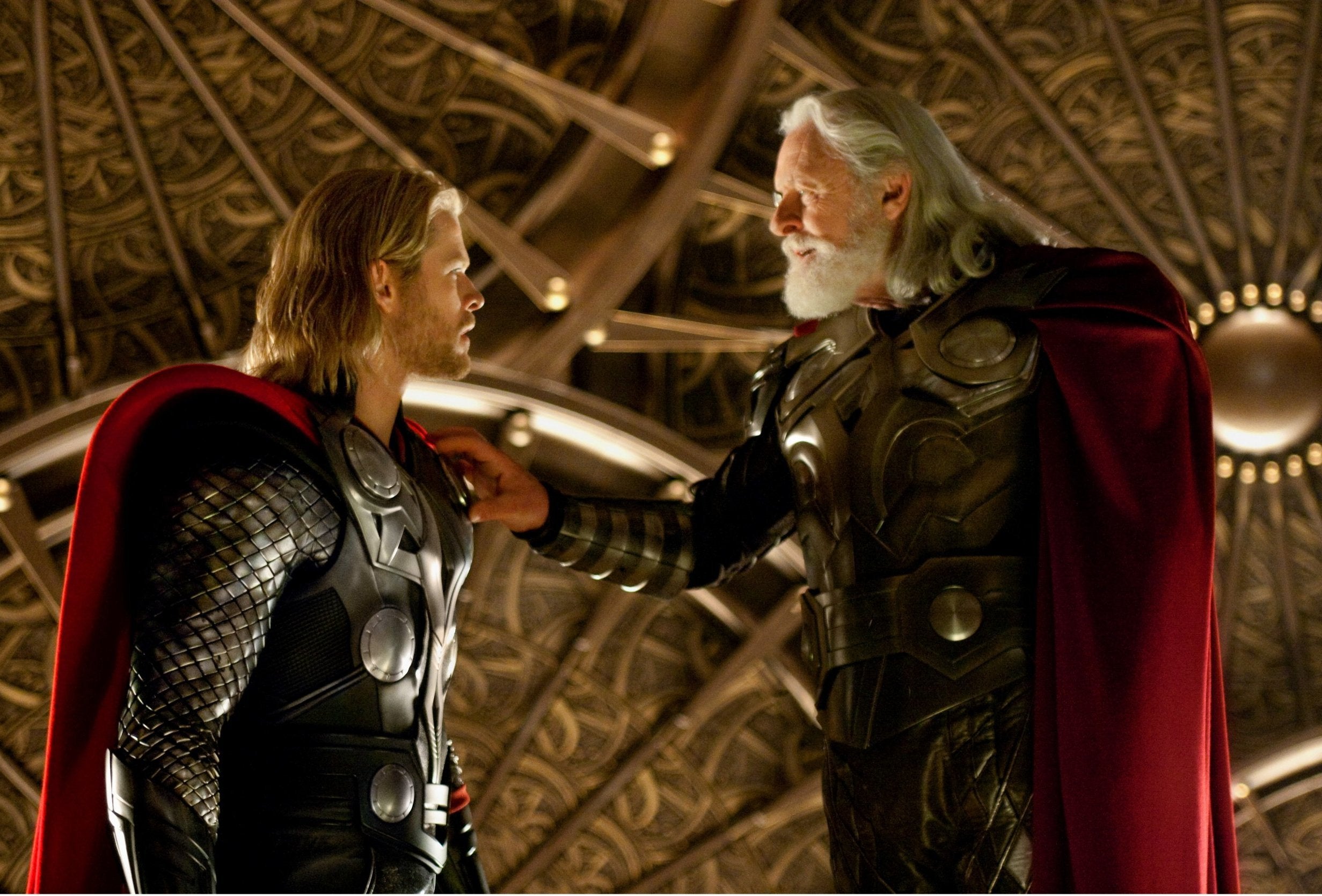 Chris Hemsworth and Anthony Hopkins in Kenneth Branagh’s 2011 film ‘Thor’