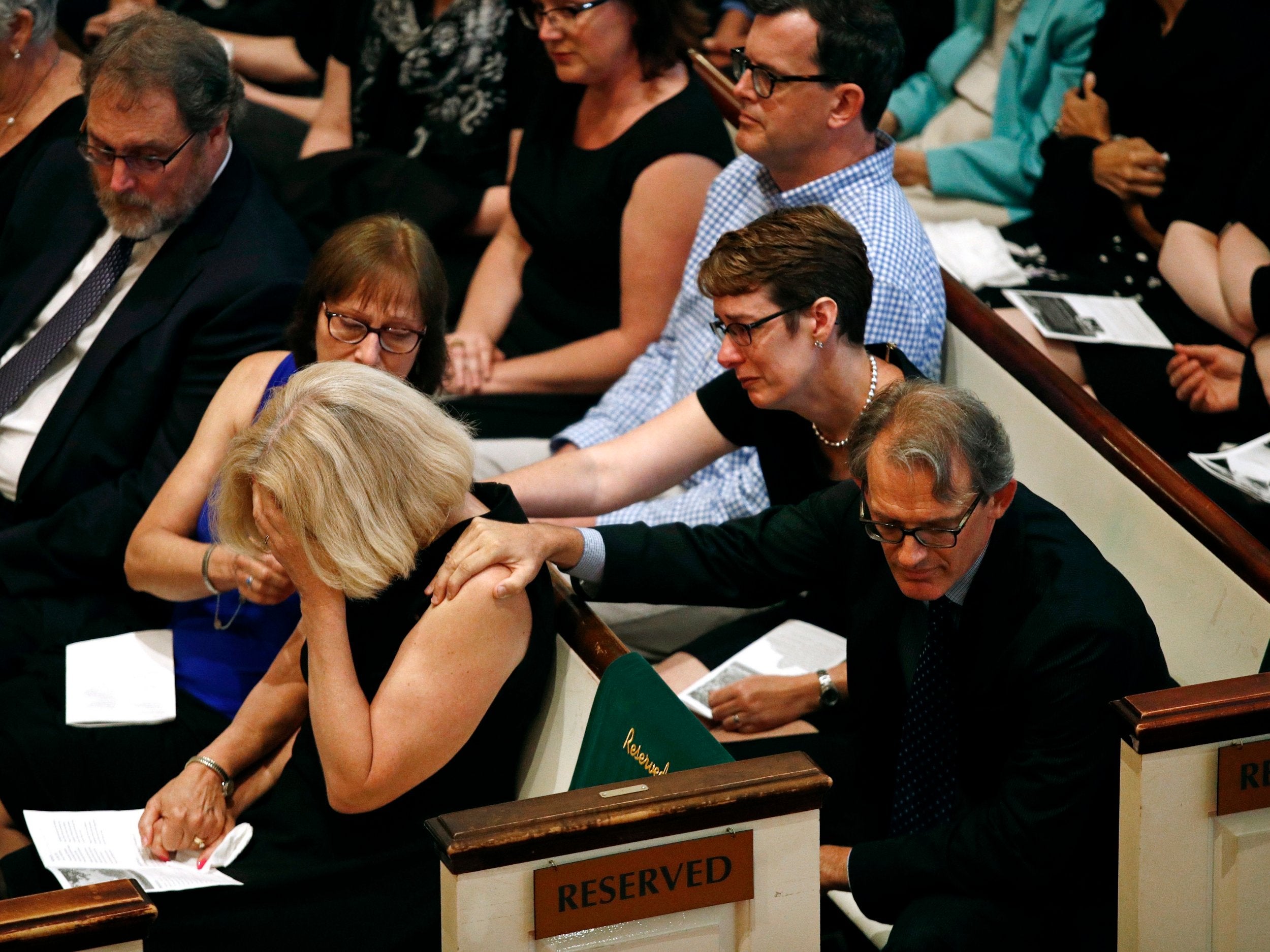 Andrea and his colleagues paid tribute to John at a memorial on 10 July