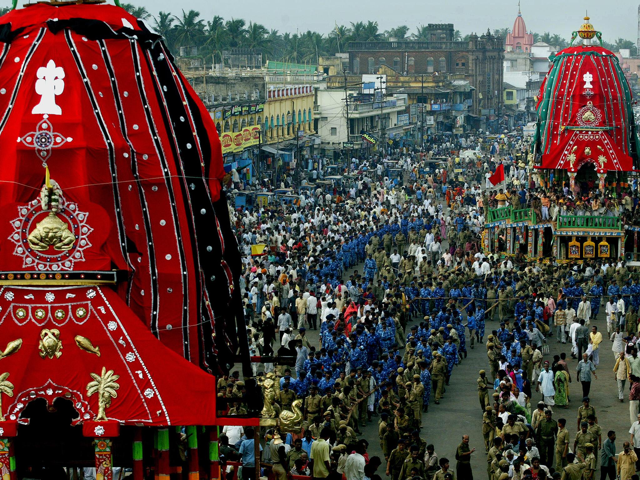 The Jagannath Temple forms part of the Char Dham pilgrimage (Reuters)