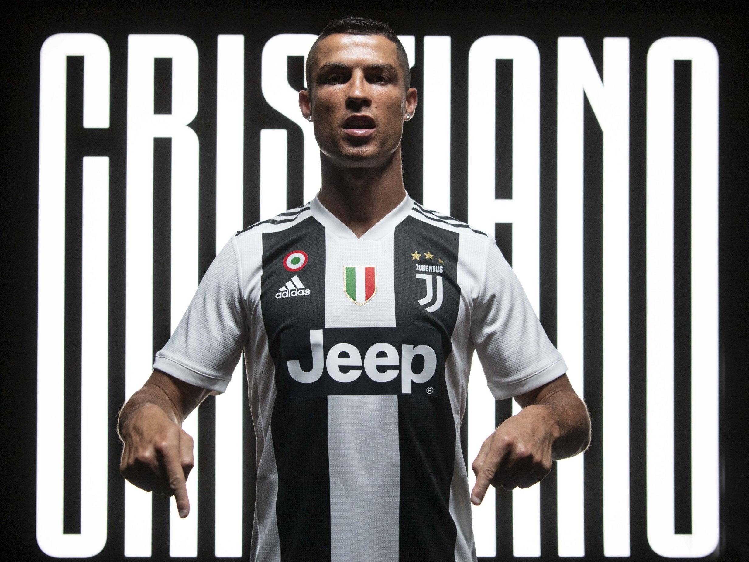 Cristiano Ronaldo is unveiled as a Juventus player