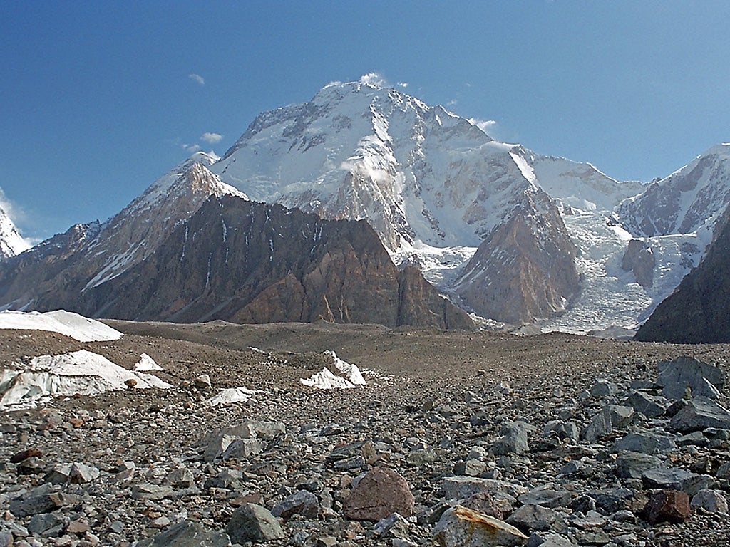 Broad Peak in Pakistan is the world's 12th highest mountain