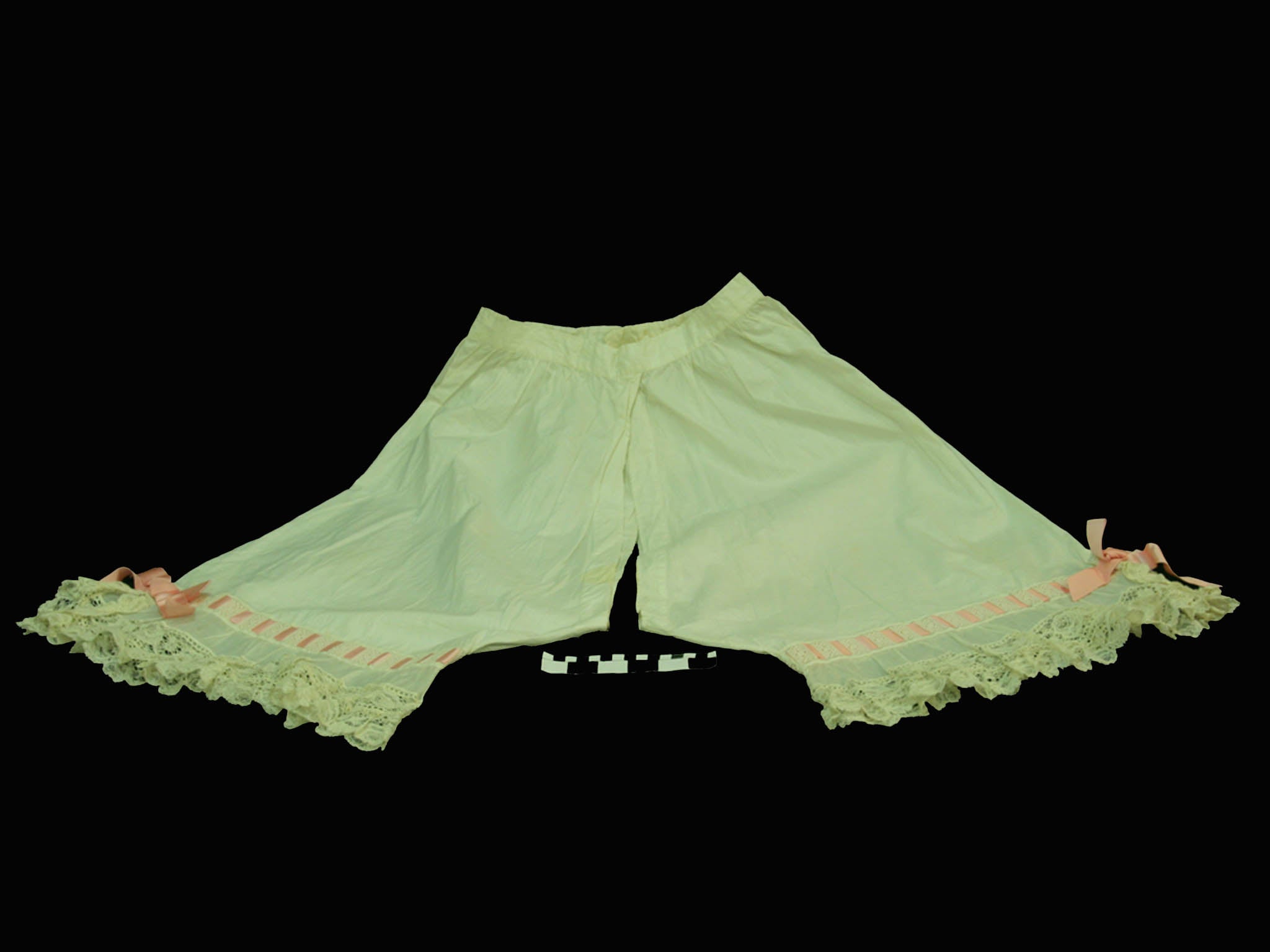 Closed crotched pantalettes for women emerged in the mid to late 19th century