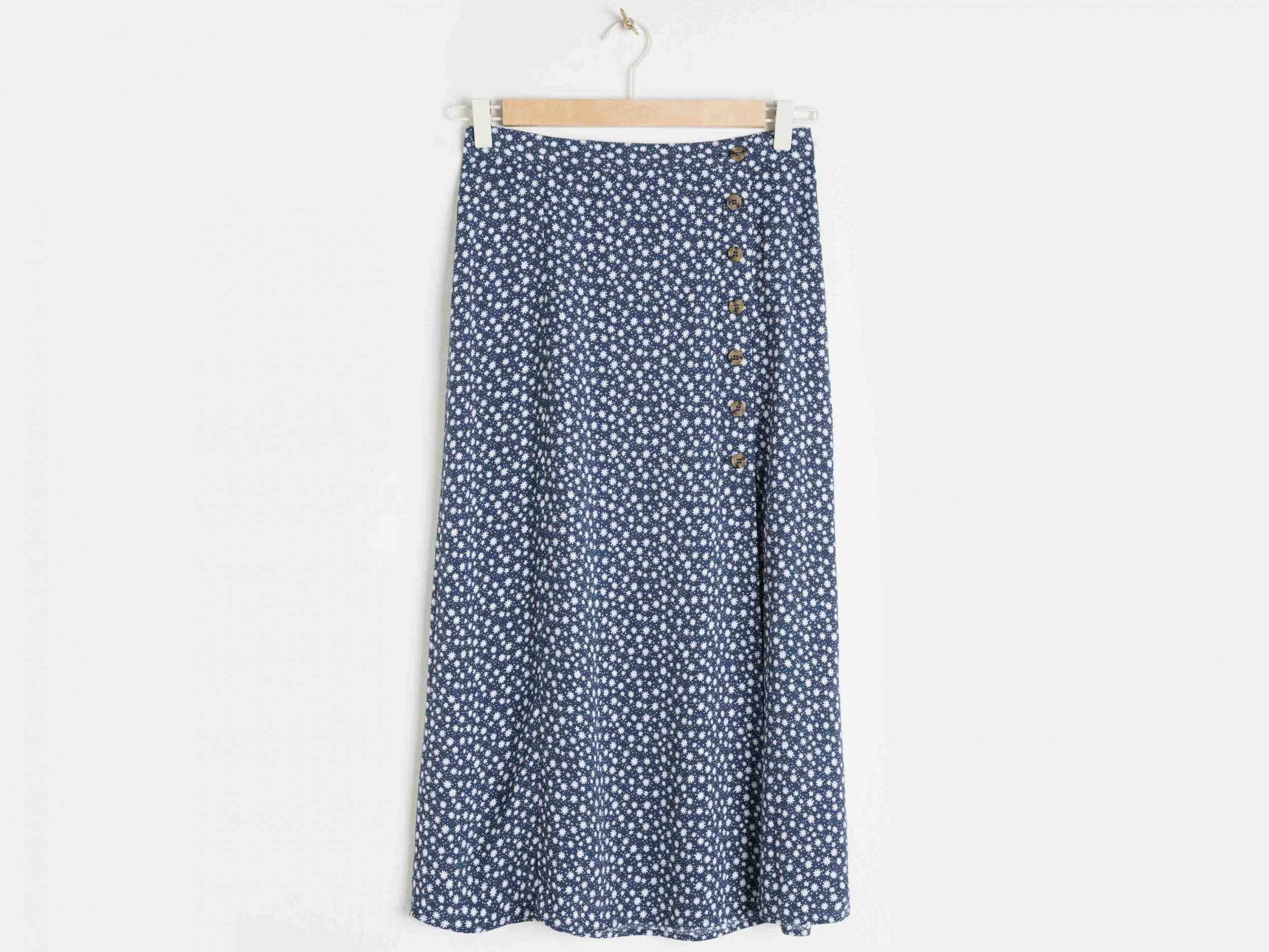 Asymmetrical Button Midi Skirt, £49, &amp; Other Stories