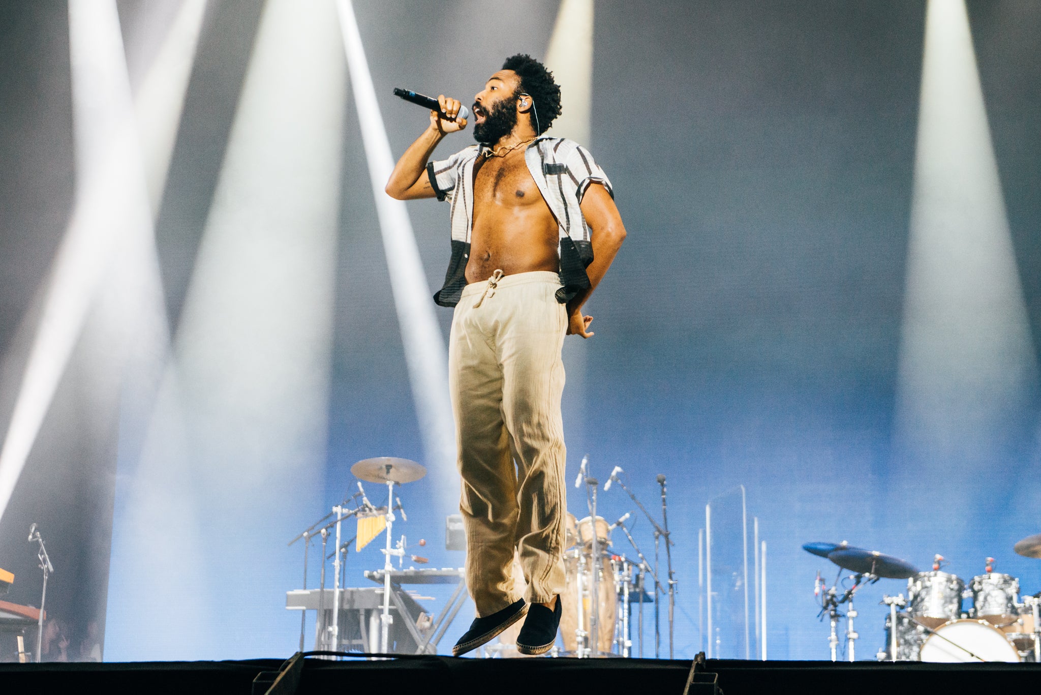 No act created an excitement quite like Saturday’s headliner Childish Gambino