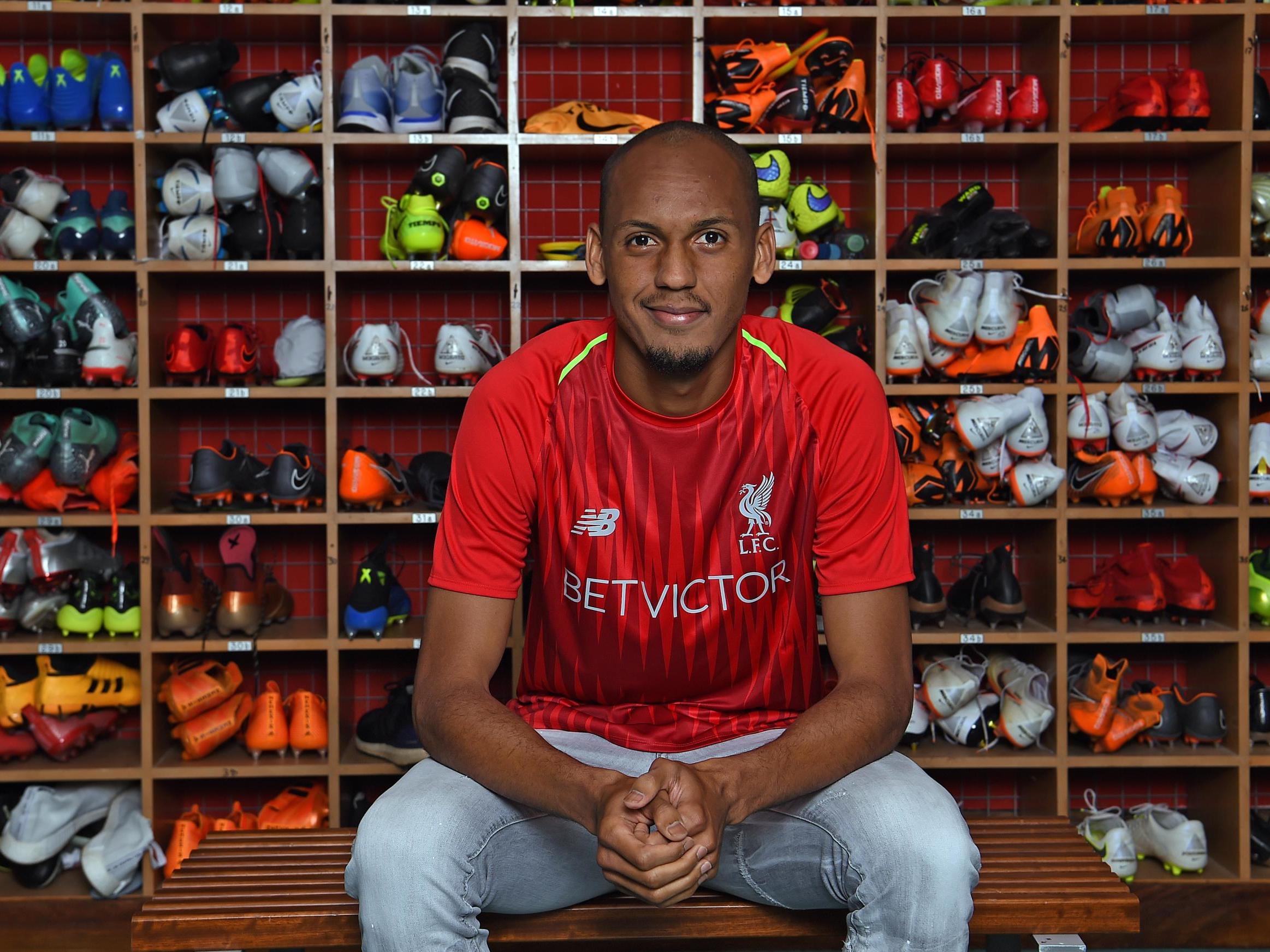 Fabinho is still waiting to make his Premier League debut for Liverpool