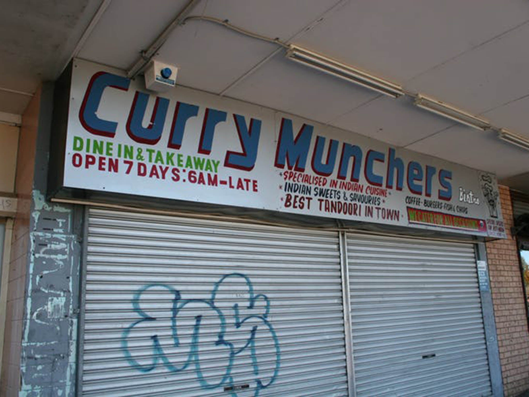 How can curry be 'munched'?