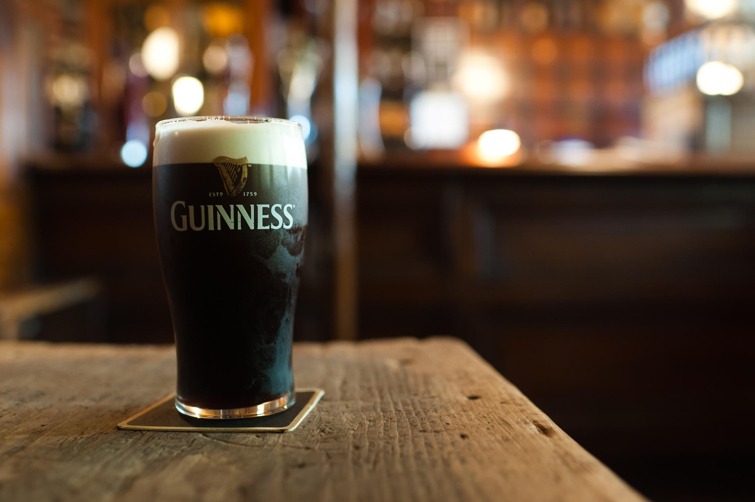 Take your time over a pint of the black stuff