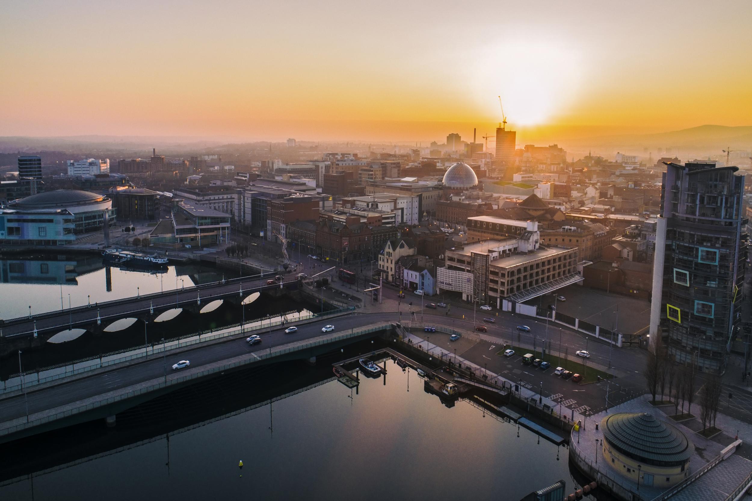 Belfast is a relatively small city, making it ideal for walking