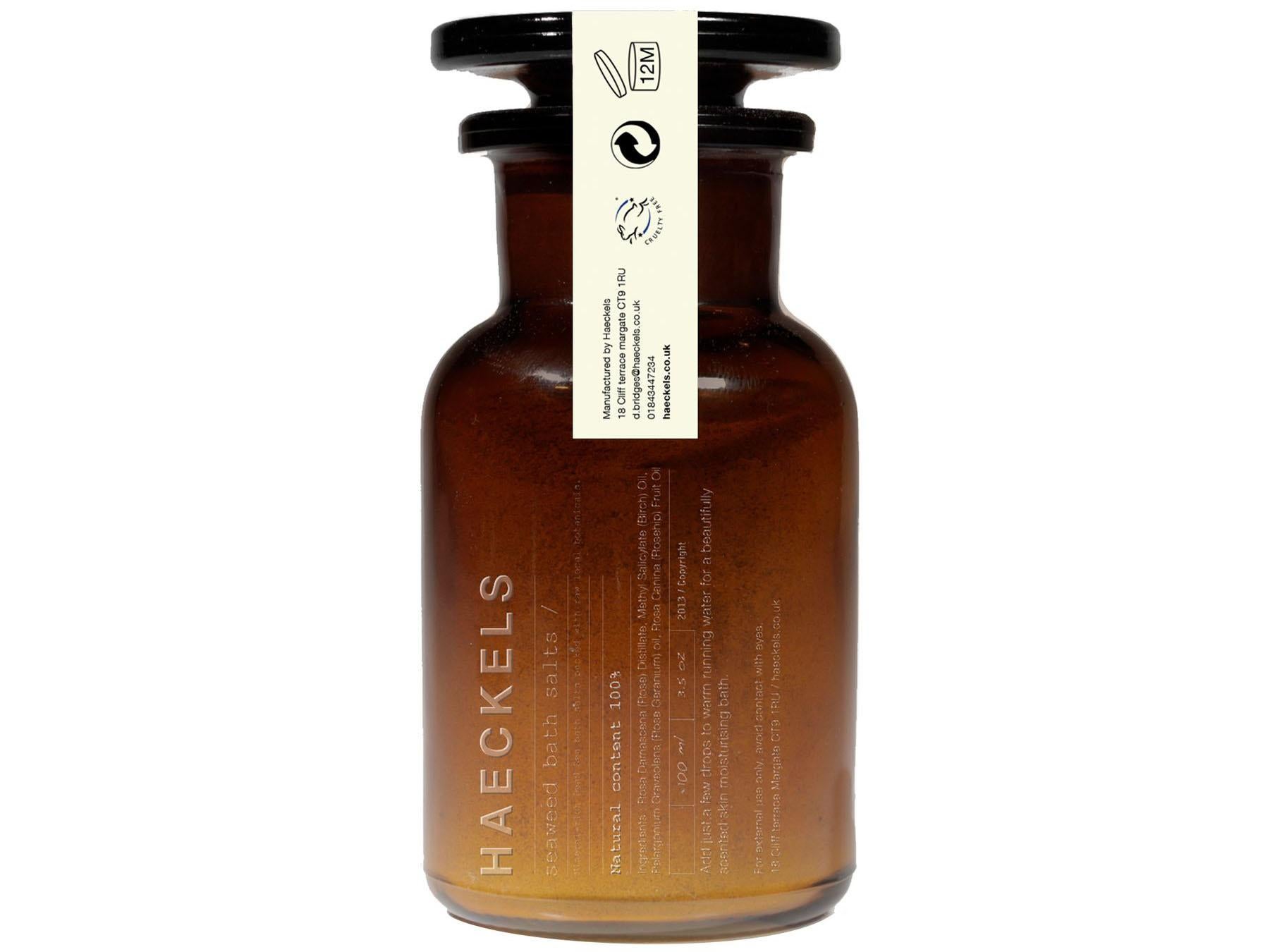 Haeckels, Seaweed Bath Salts, £30, Cult Beauty