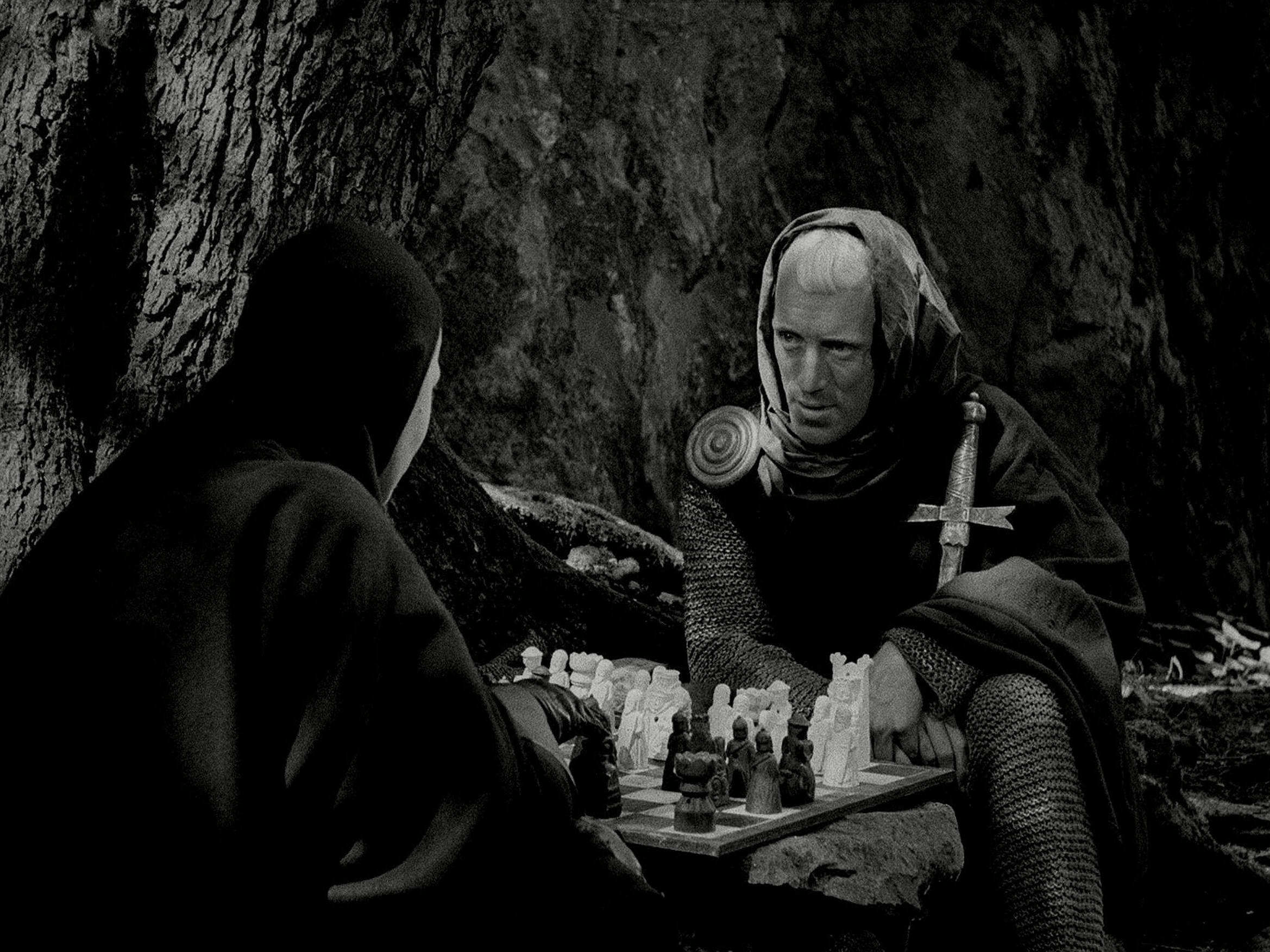 Max von Sydow’s knight playing chess with Death in ‘The Seventh Seal’ is one of the most famous images in film history