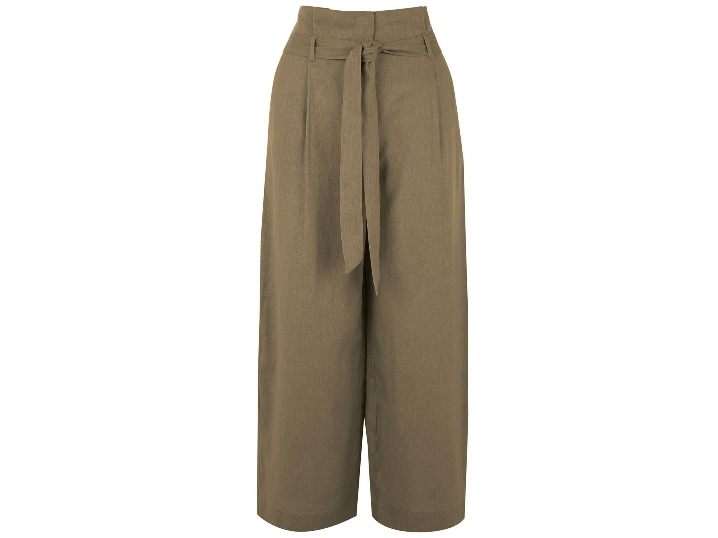 Linen Culottes, £39, Warehouse