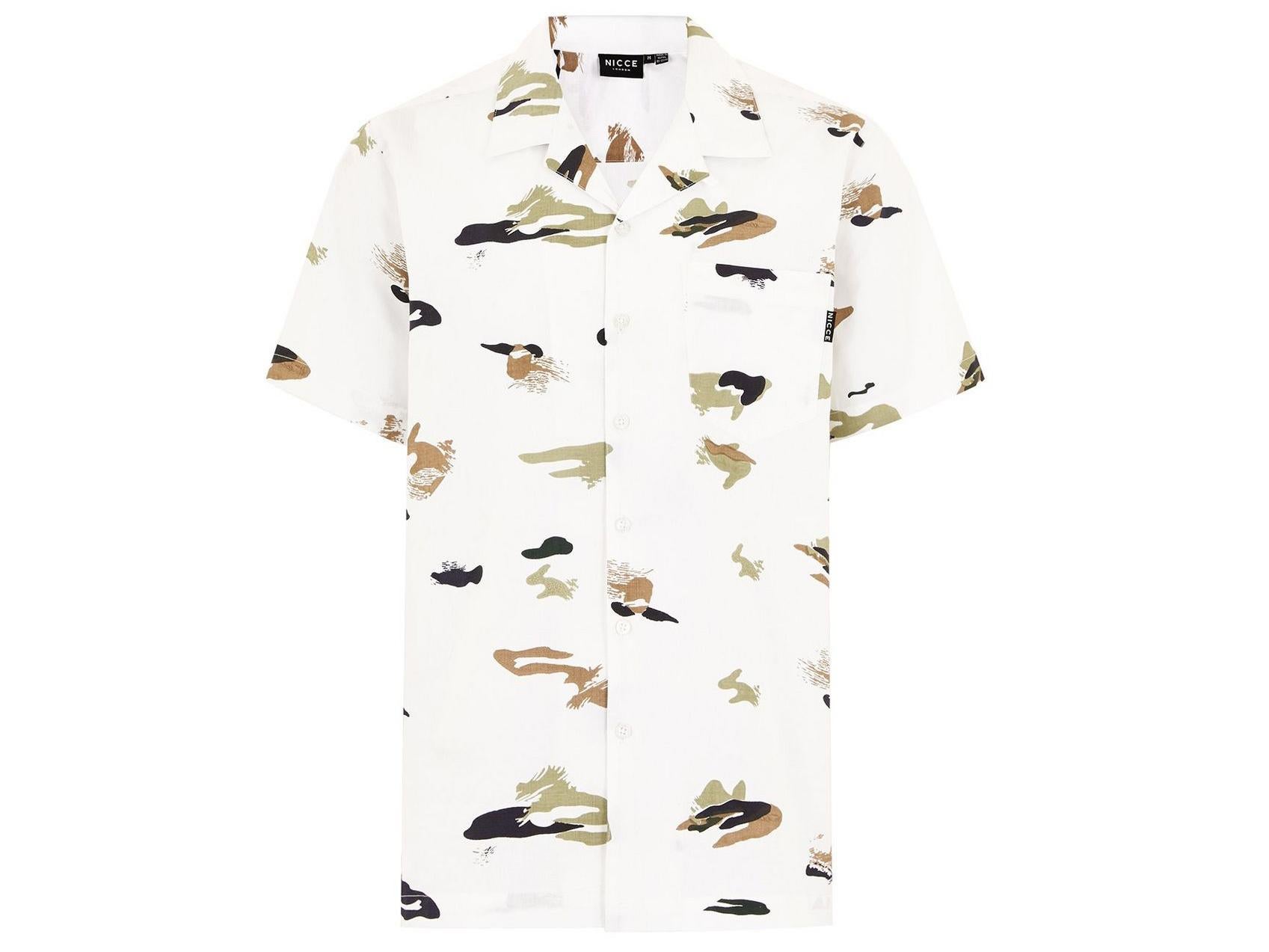 NICCE, Camouflage Short Sleeve Shirt, £45, Topman