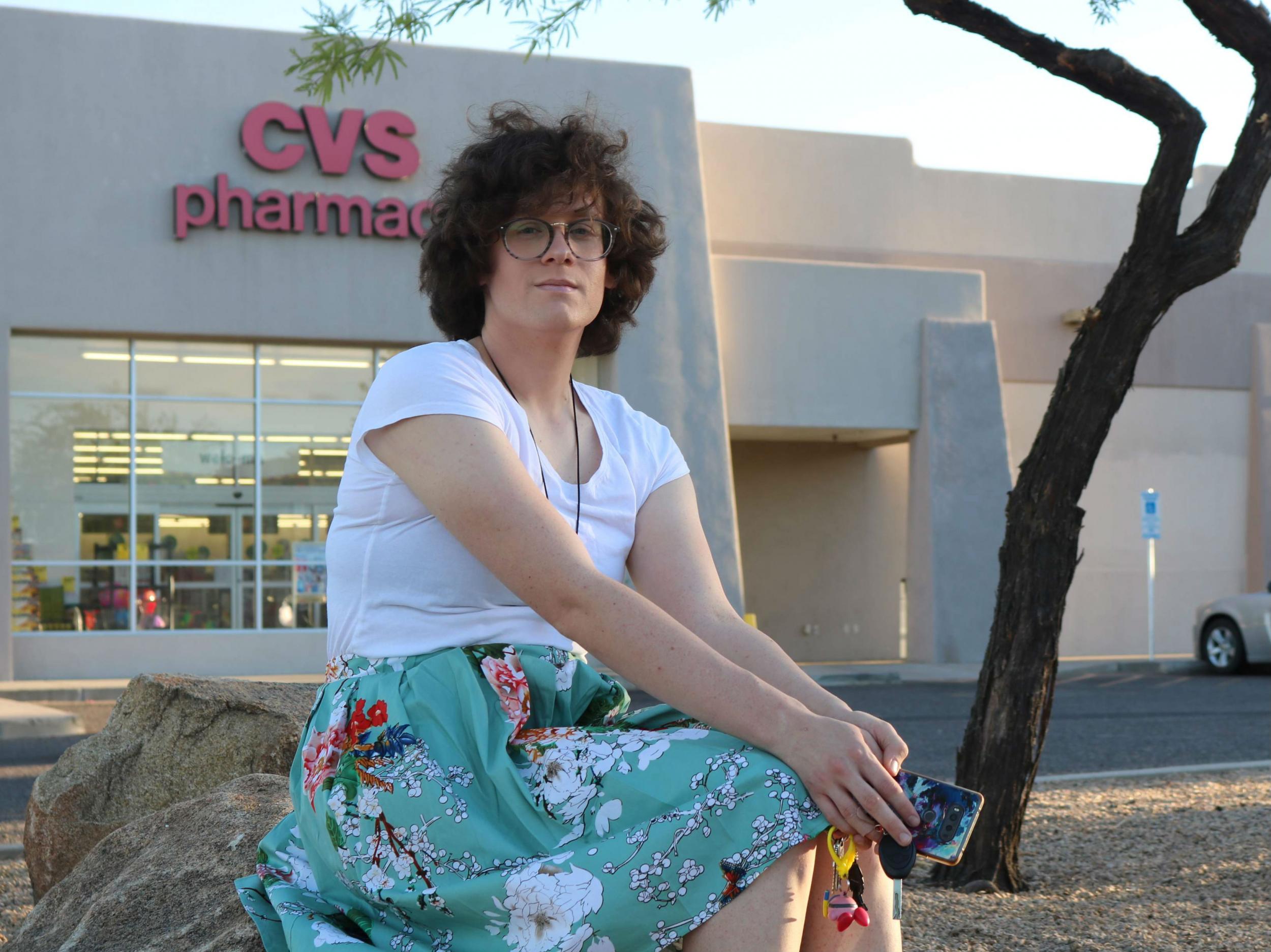 Hilde Hall says a CVS pharmacist denied her a hormone therapy prescription