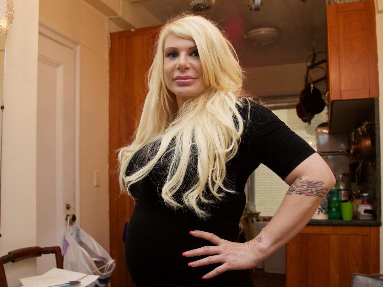 Former Manhattan madam Kristin Davis pictured after her release from prison in 2016