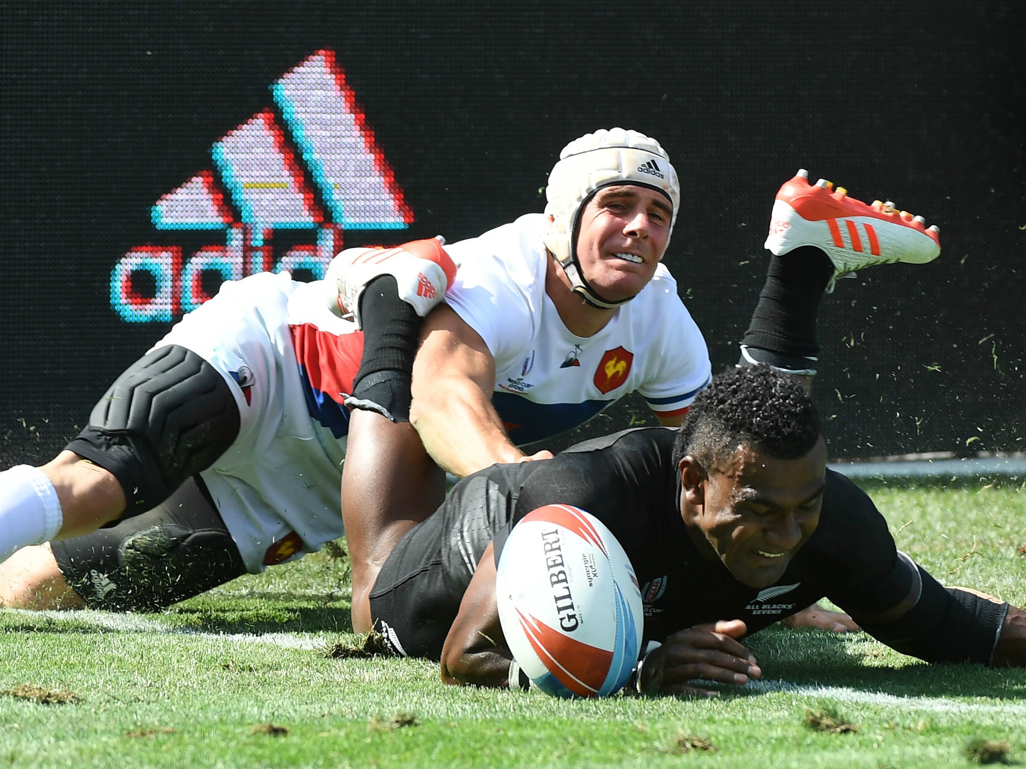 Joe Ravouvou sent New Zealand into the semi-finals at the expense of France