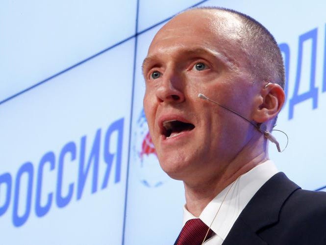 The FBI documents said Trump's former campaign adviser Carter Page was a target of Russian government recruitment