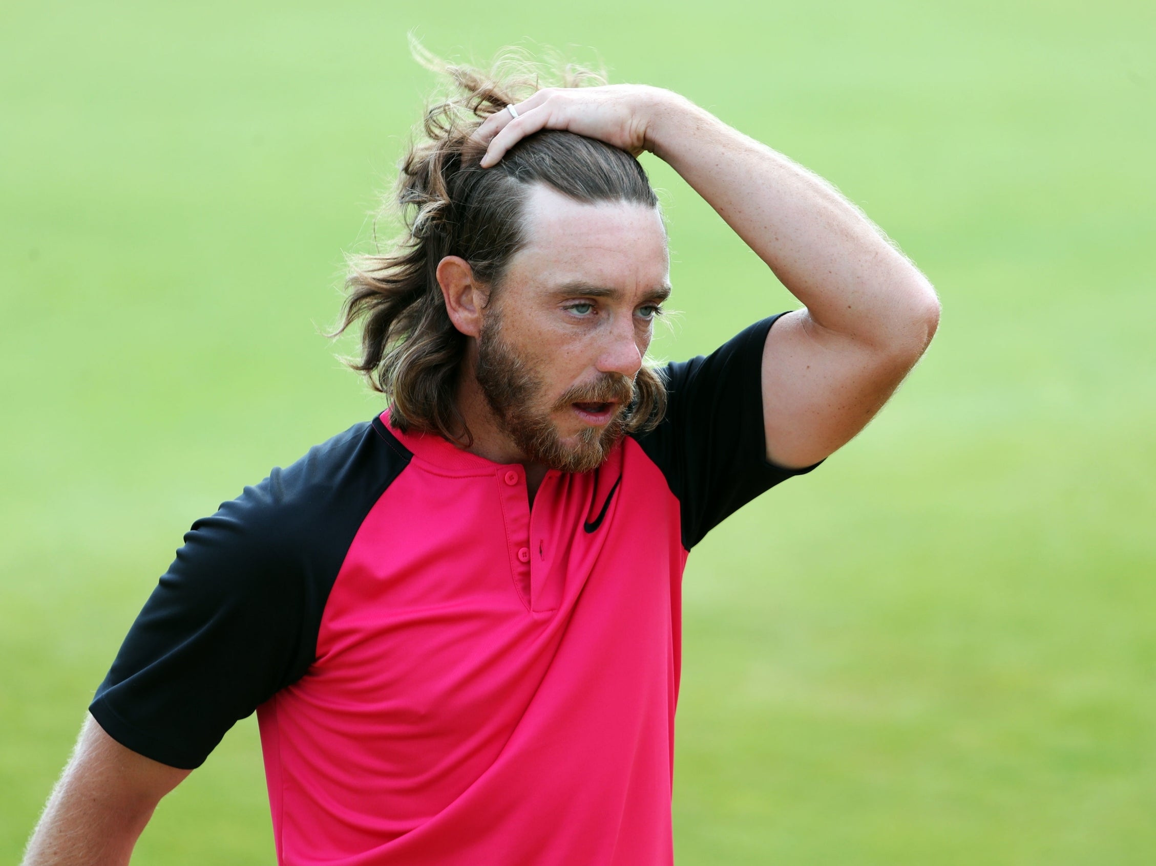 Tommy Fleetwood during The Open at Carnoustie