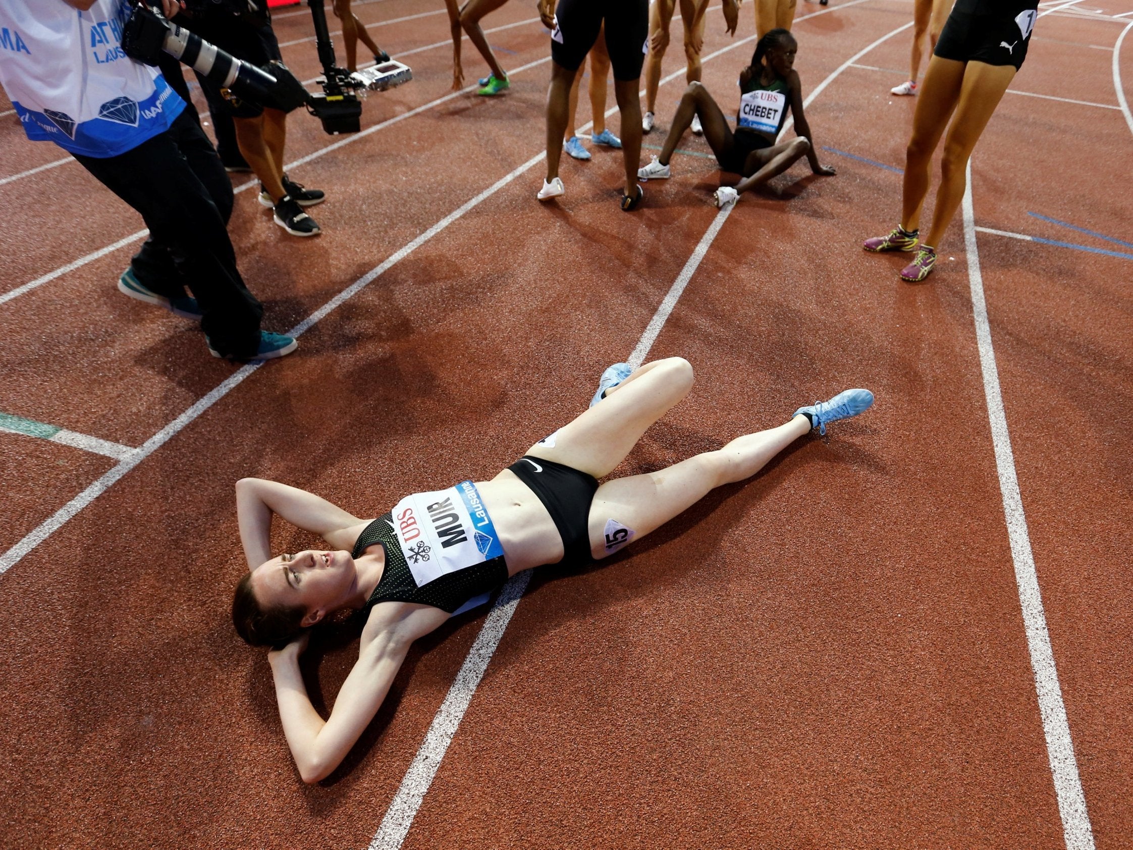 Laura Muir was chasing the British record set in 1985