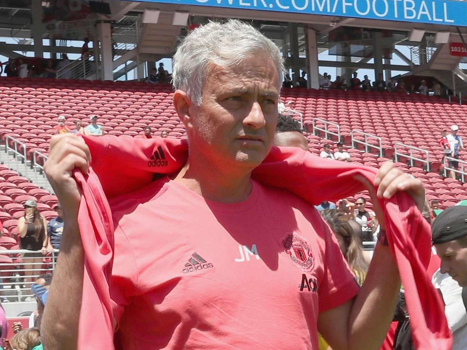 Mourinho is yet to get his full squad together (Man Utd via Getty Images)