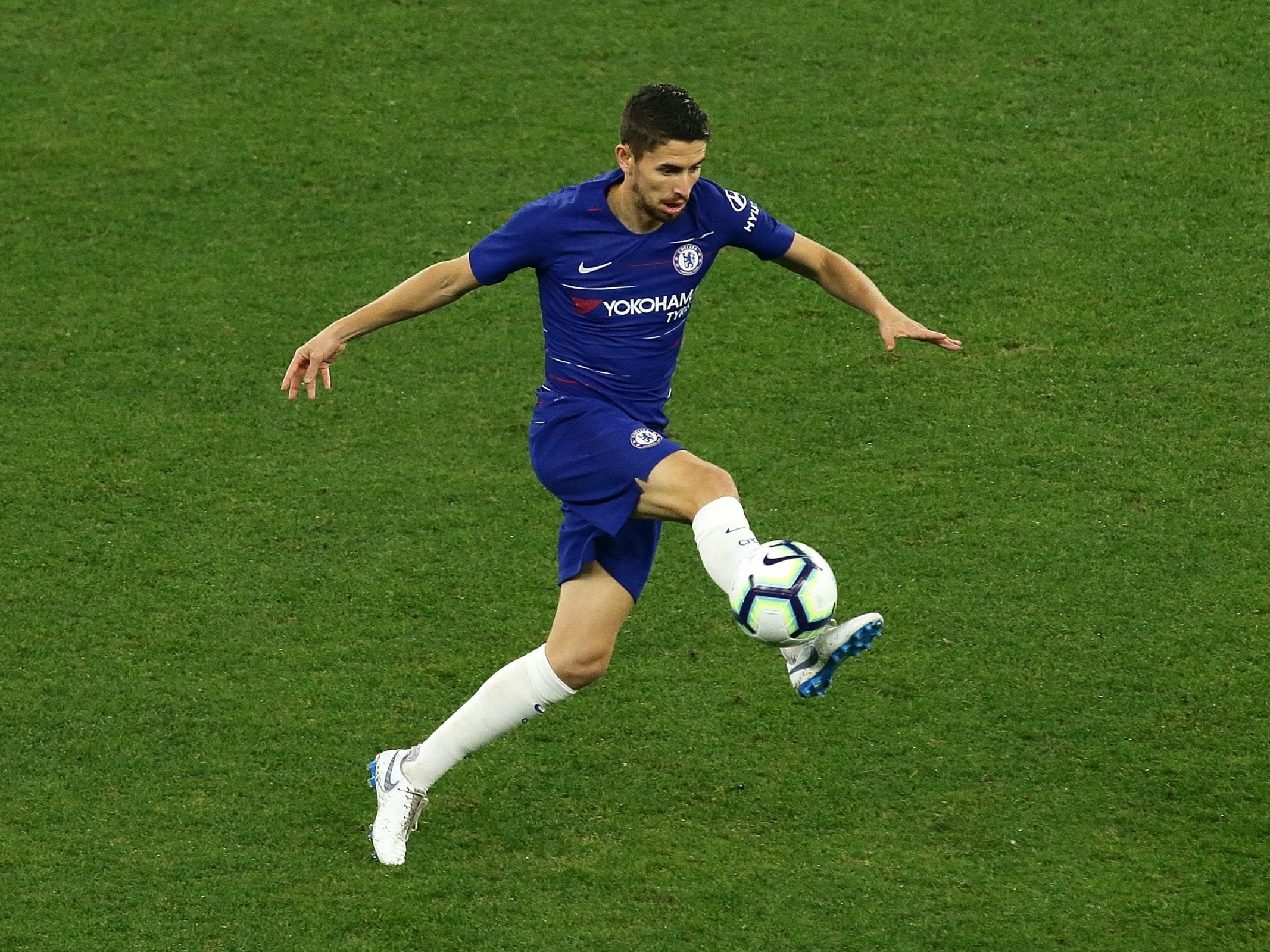 Jorginho made his debut Down Under