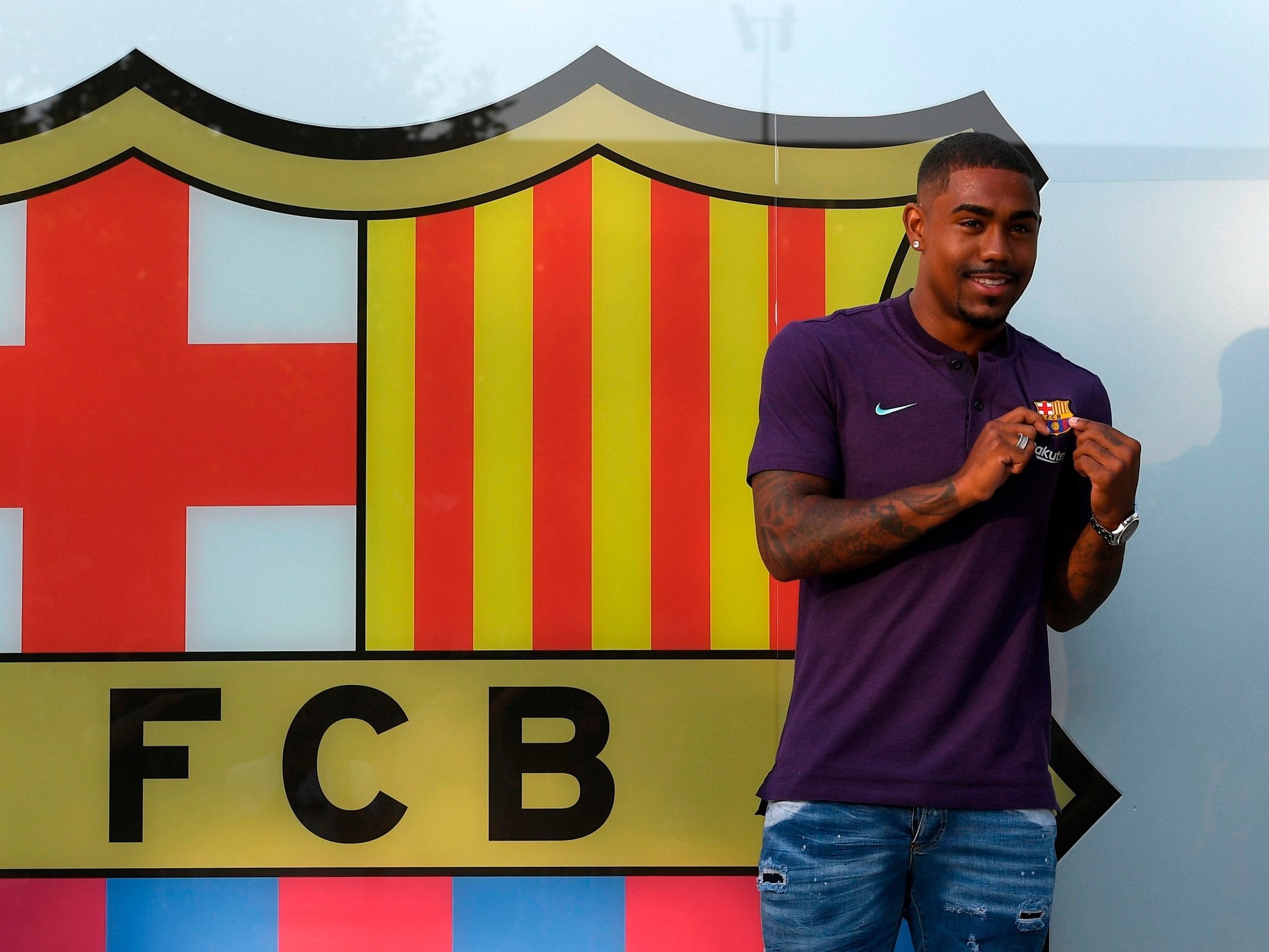 Malcom signed a five-year deal with Barca