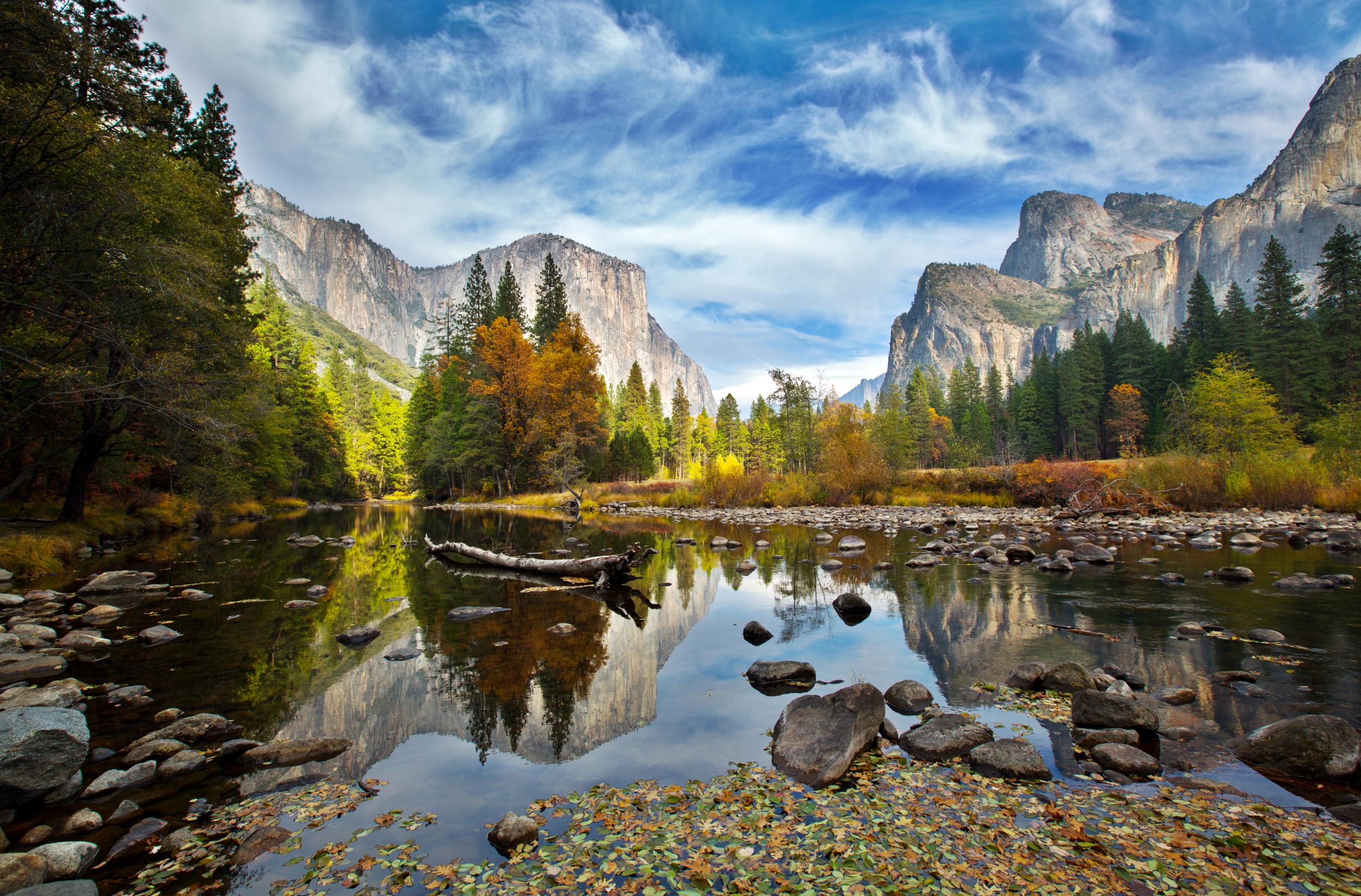 El Capitan and Merced River in the mighty Yosemite