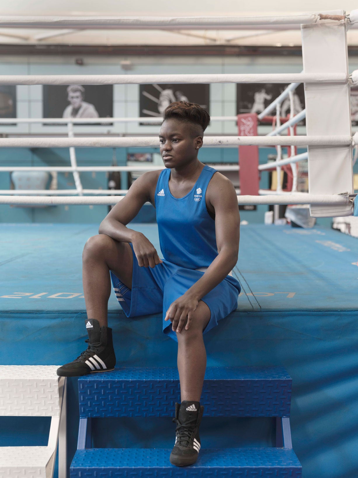 Nicola Adams. Photographed in Sheffield, South Yorkshire