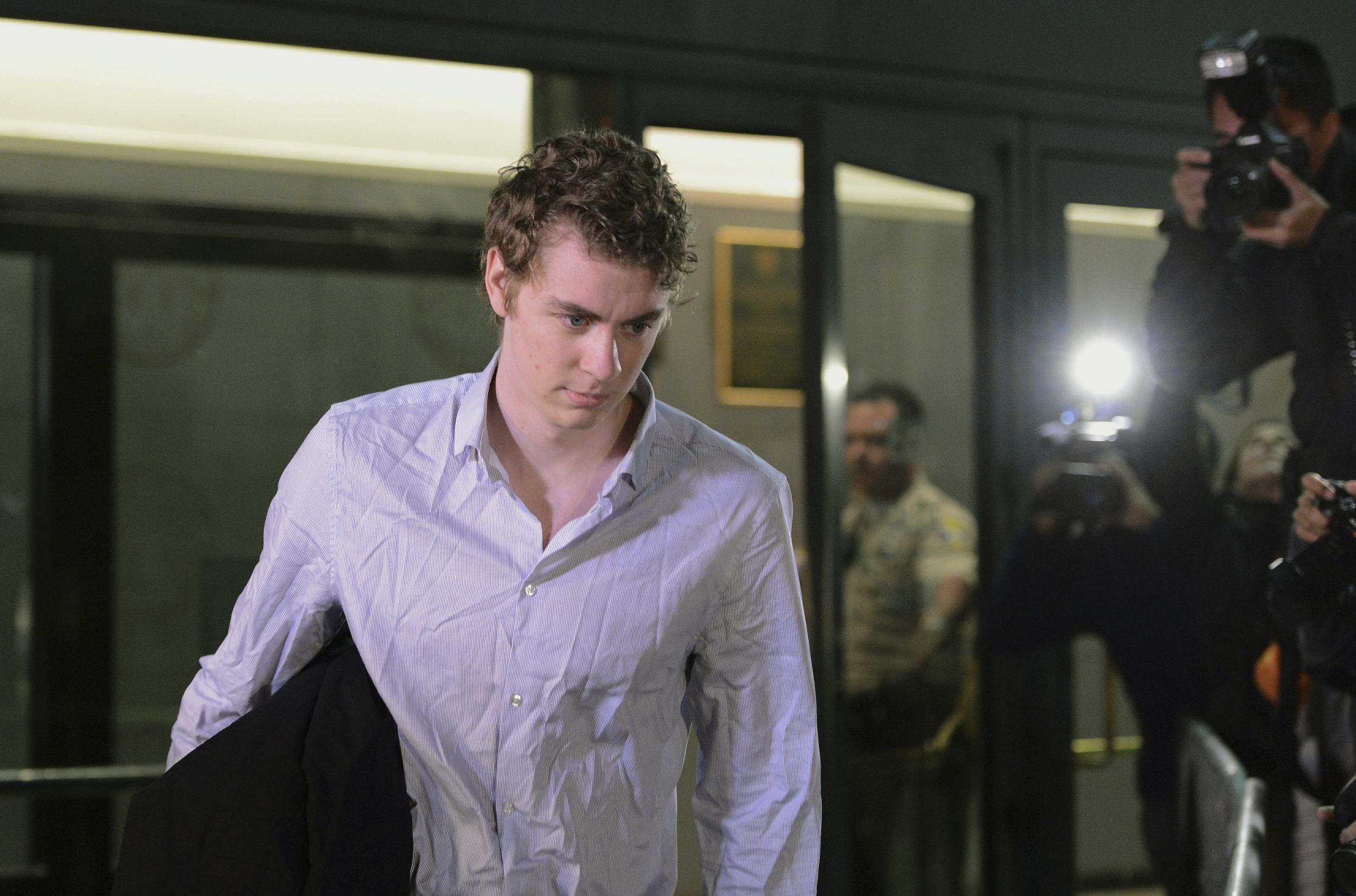 Brock Turner leaves jail in San Jose, California