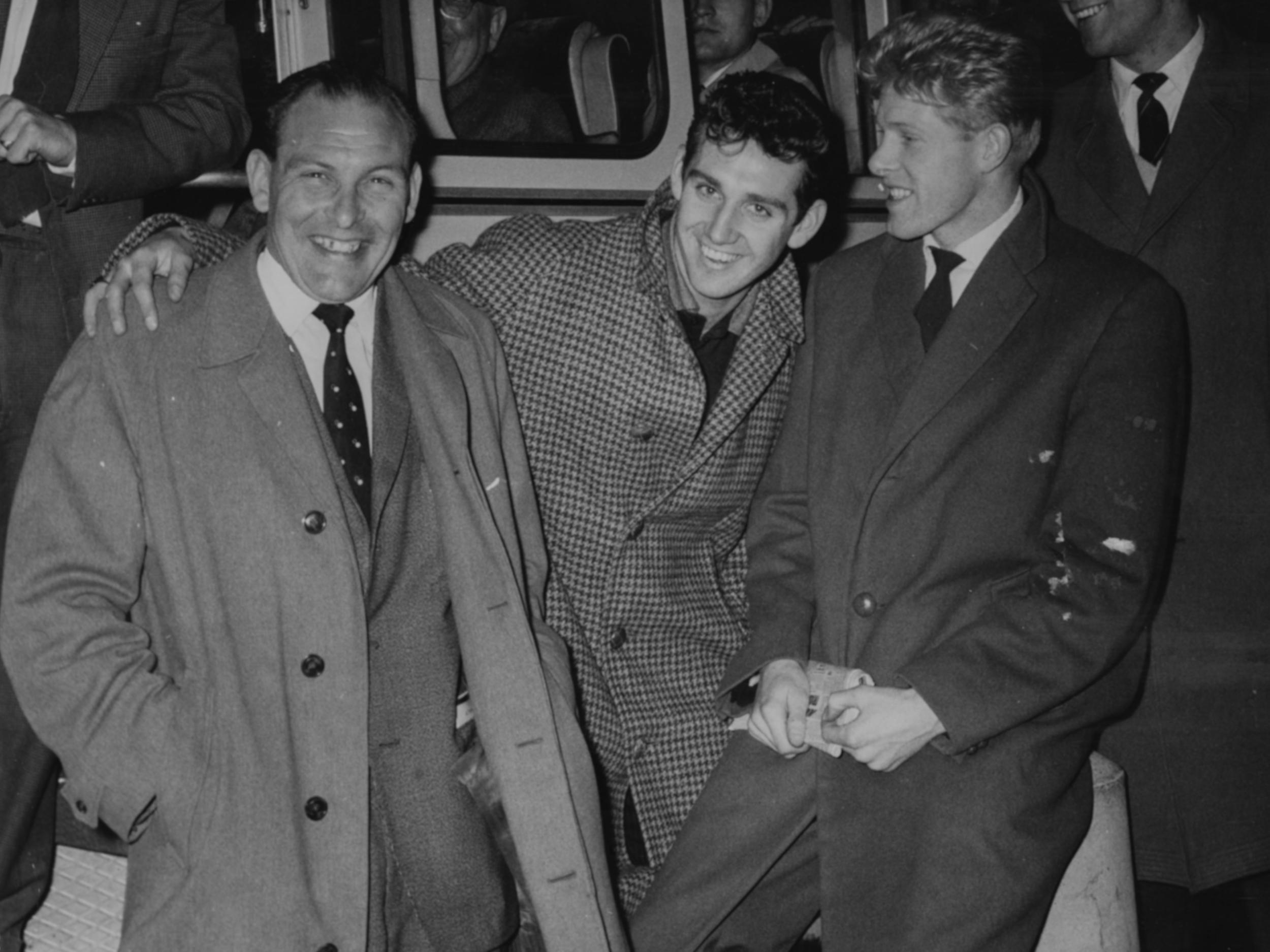 Potts, left, guided Burnley to the First Division title