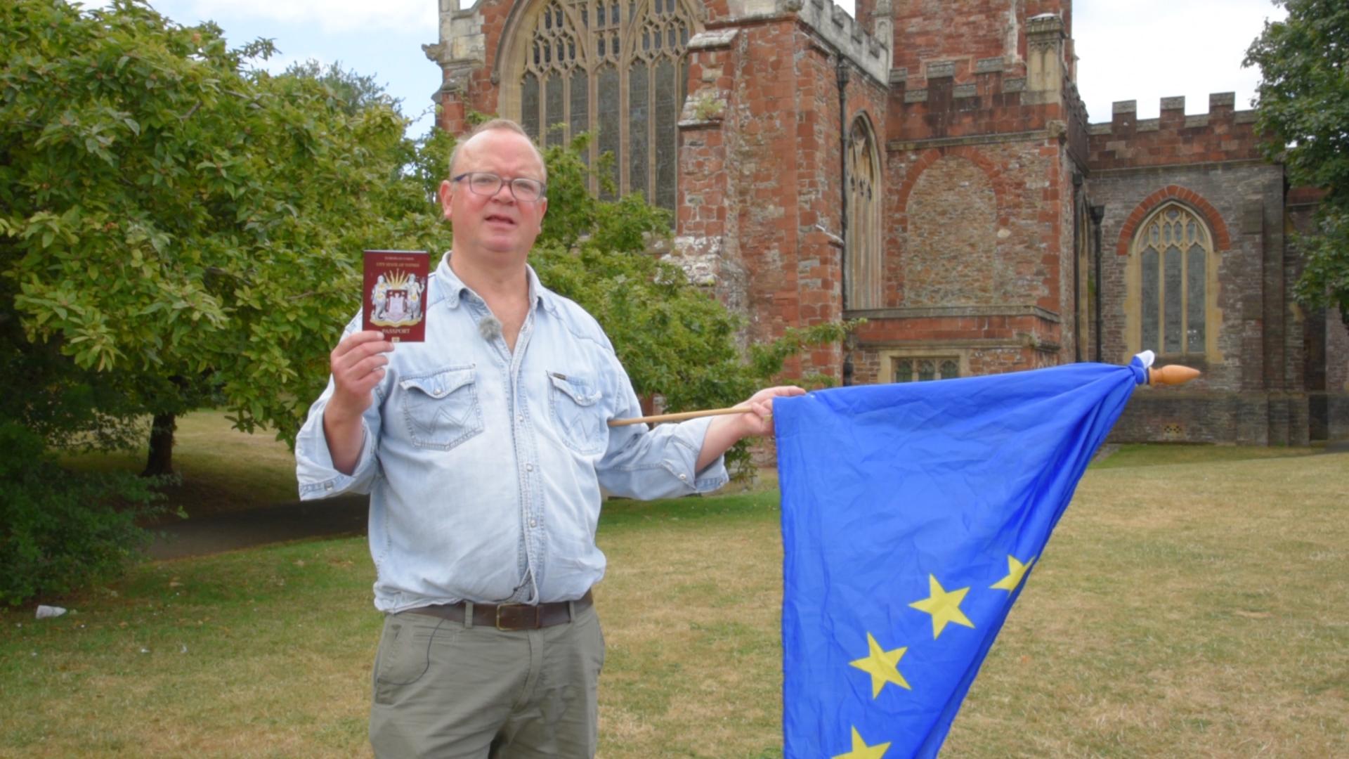 Jonathan Cooper, leader of the movement for an Independent City State of Totnes