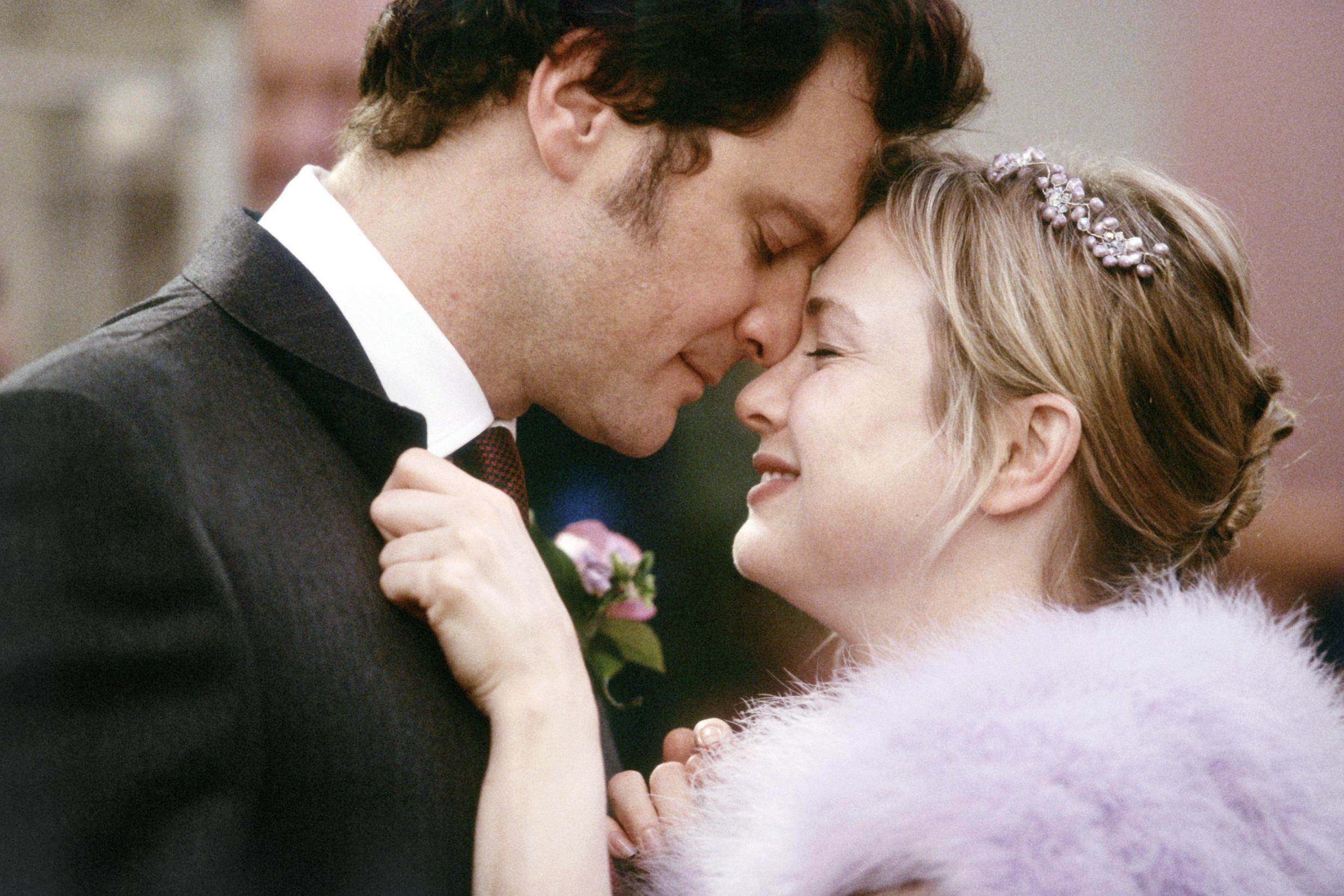 Colin Firth as Mark Darcy and Renée Zellweger in 'Bridget Jones: The Edge of Reason', 2004