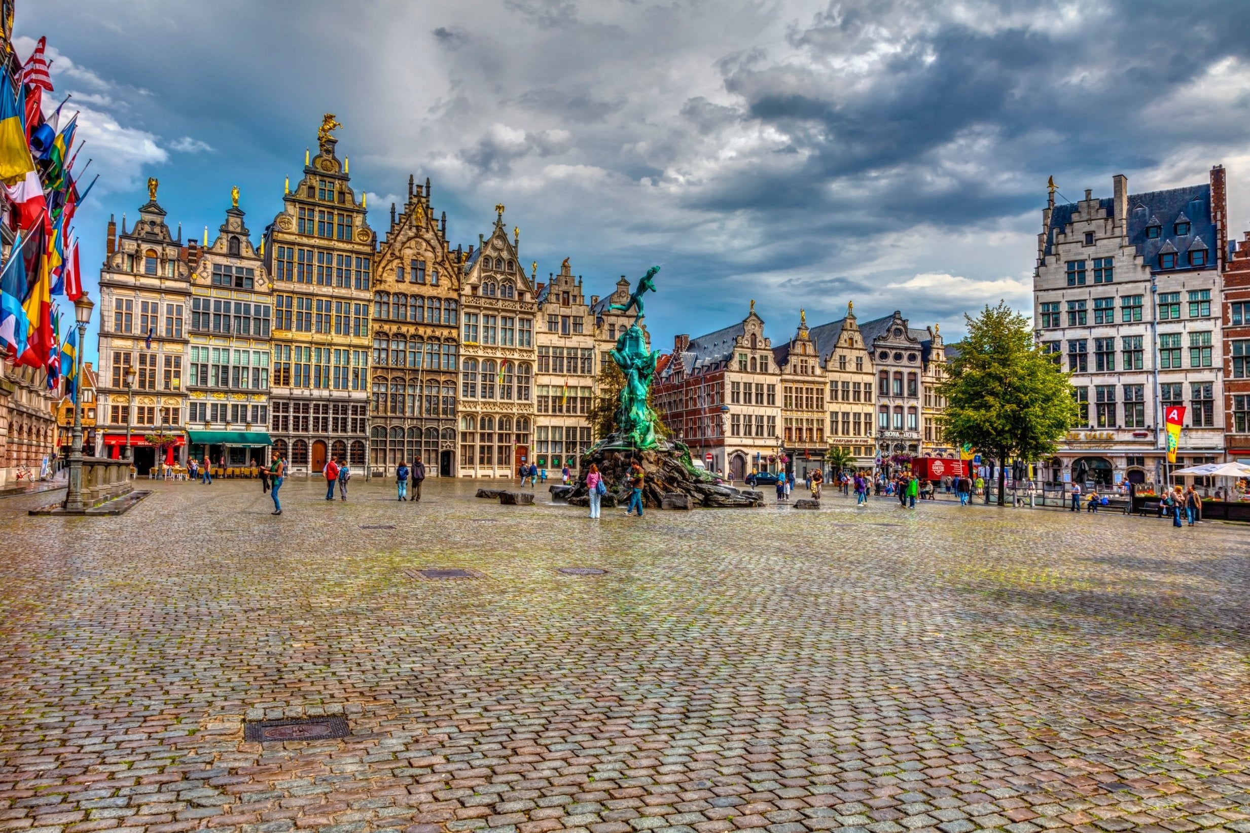 Antwerp is accessible by train