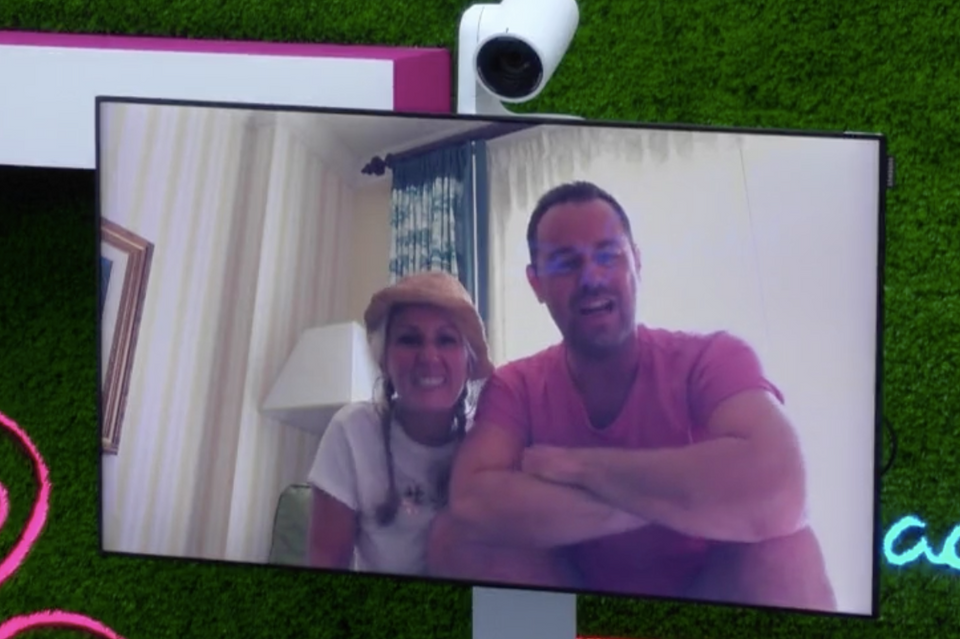 Danny Dyer and his wife Jo speak to Jack and Dani via Skype