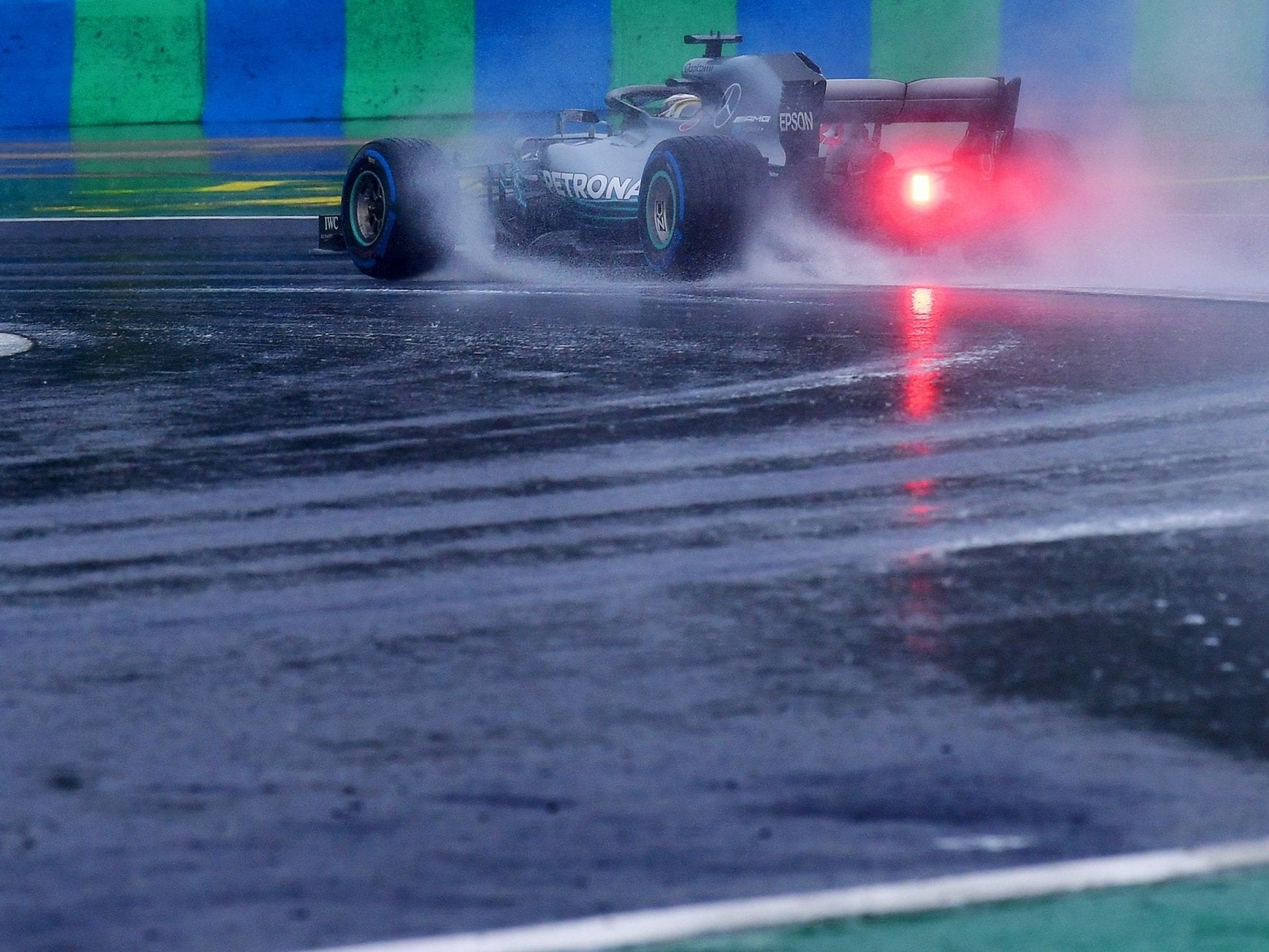 Lewis Hamilton conquered the wet conditions in Budapest