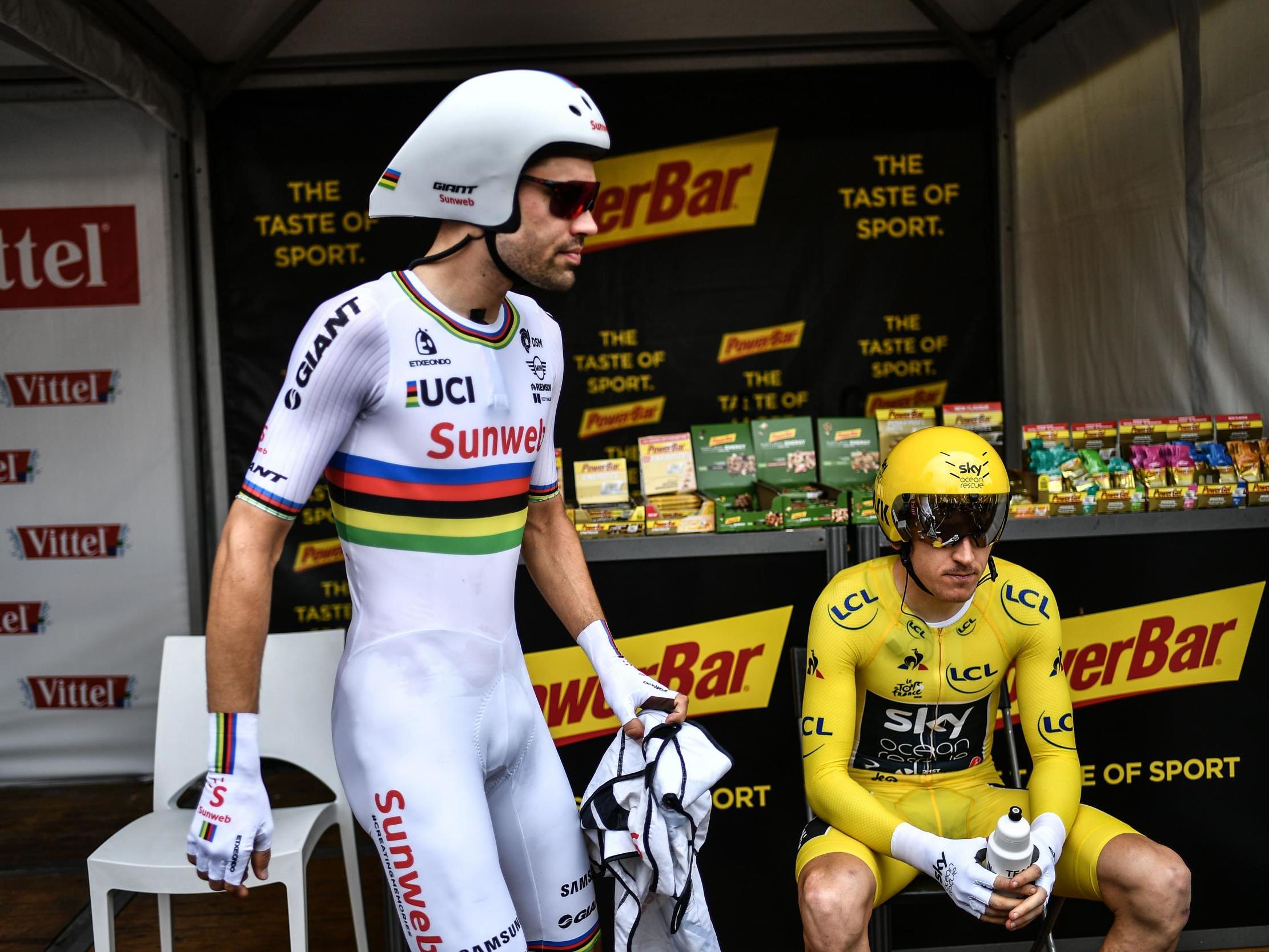 Tom Dumoulin before the stage 20 time trial