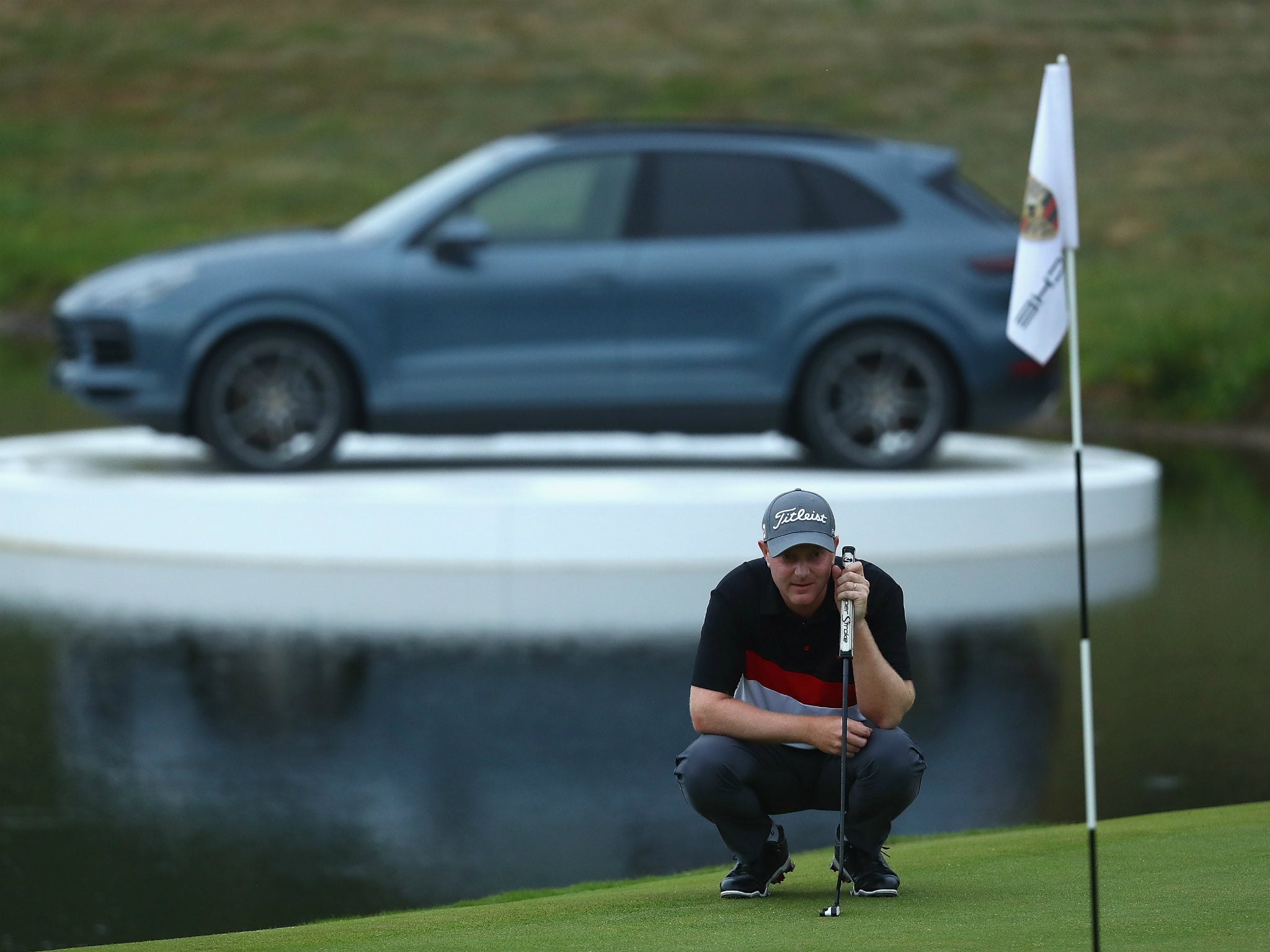 Richard McEvoy moved into a share of the lead ahead of the final round