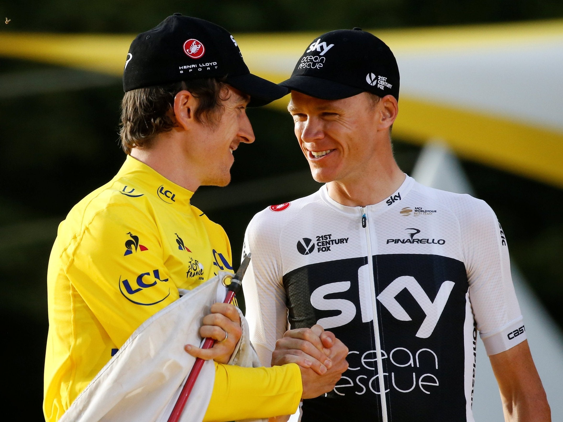 Team Sky had two riders on the podium in Paris