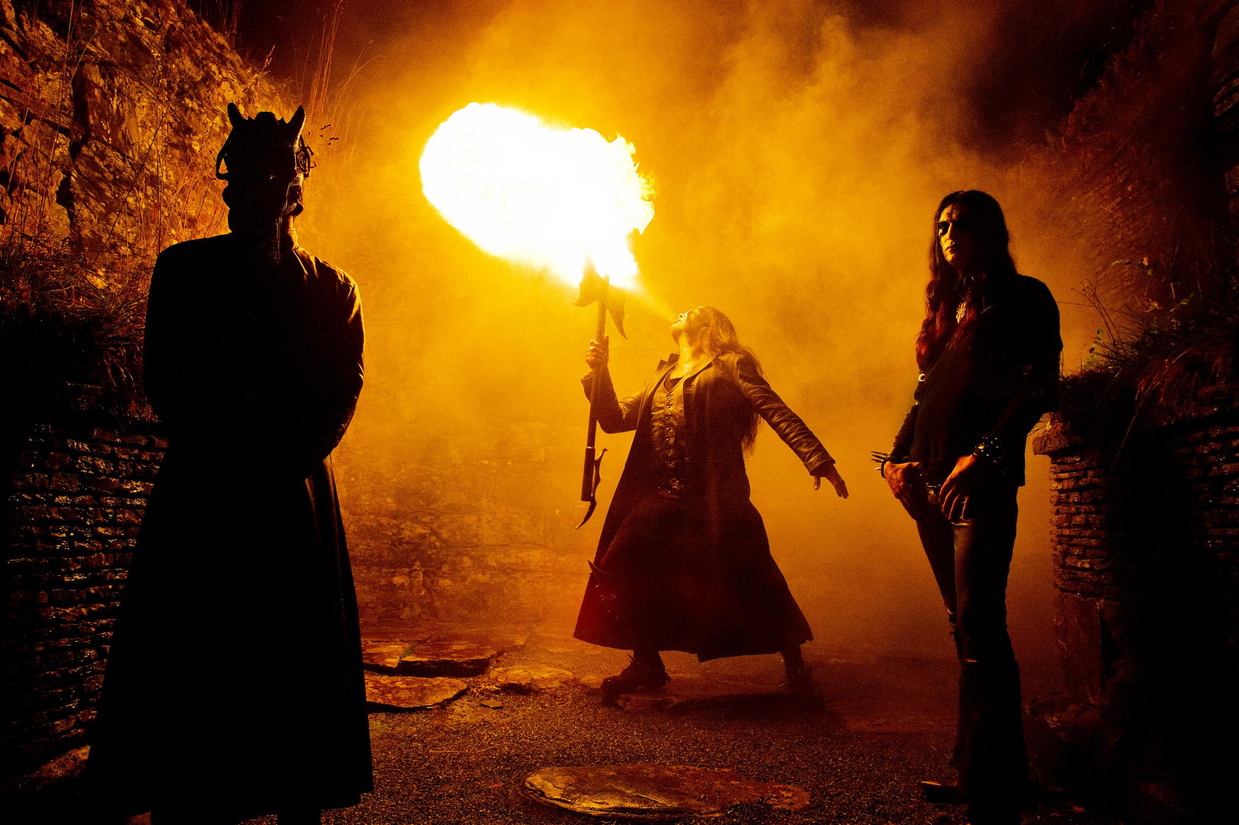 The photographer masterminded the ghoulish corpse paint of Norwegian band Abbath