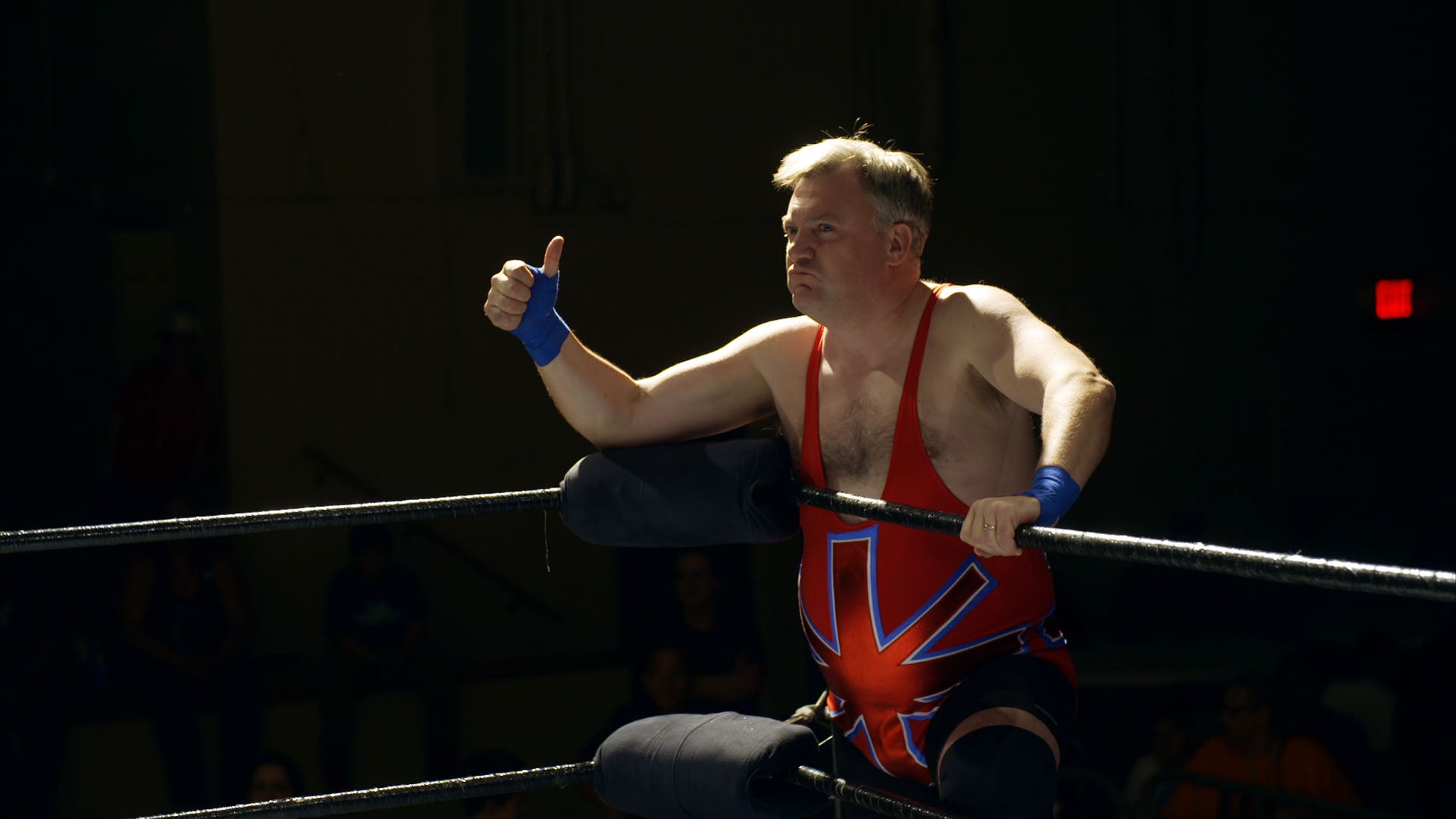 Who’s the (Big) Daddy?: Ed Balls enters the ring (BBC/Expectation Entertainment)