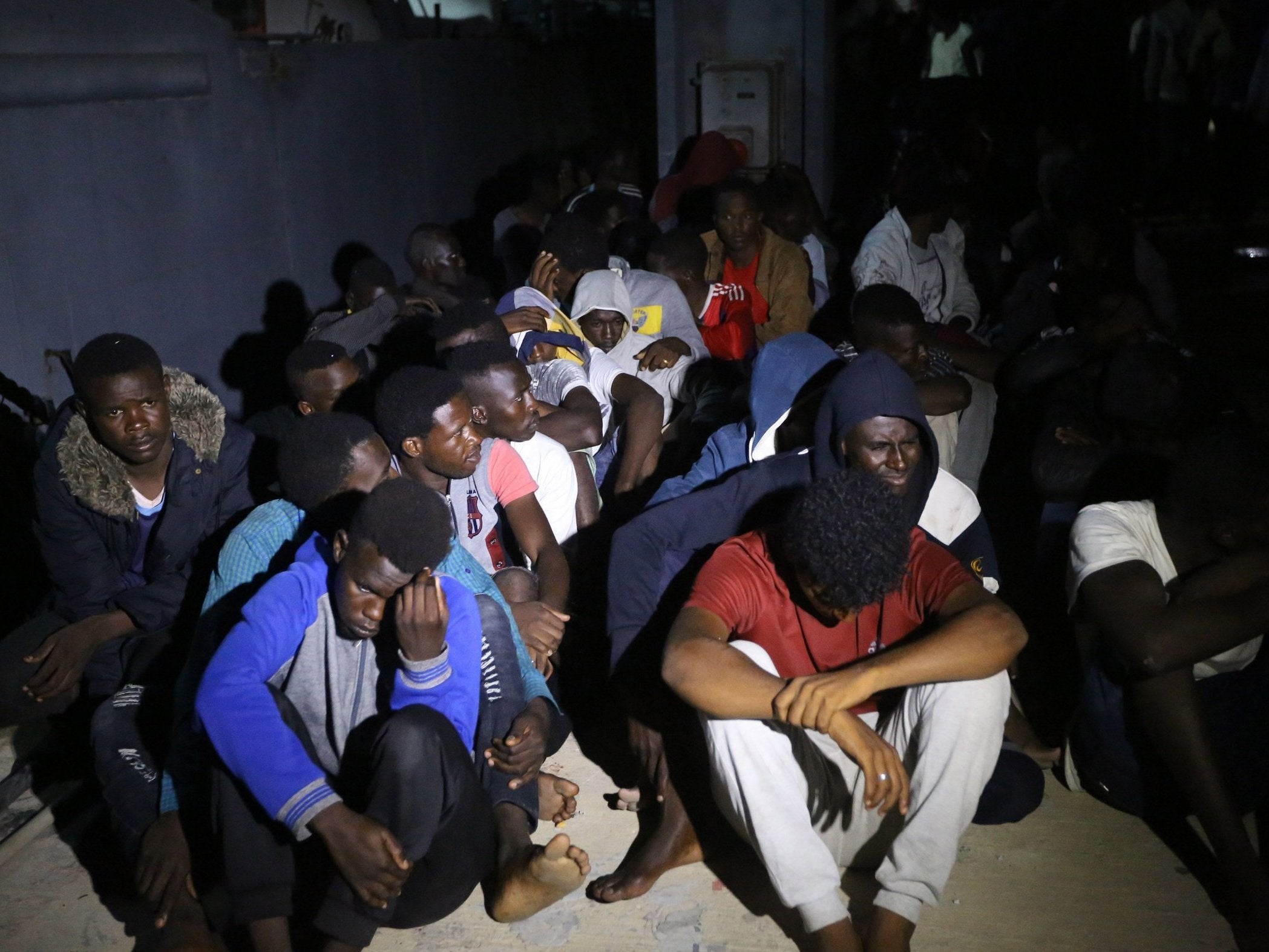 The three groups included 388 men, 66 women and 19 children (MAHMUD TURKIA/AFP/Getty Images)