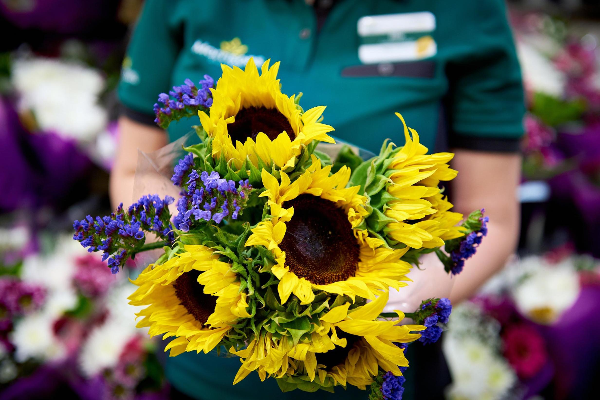 The ‘wonky’ flowers do not look dissimilar to ordinary blooms, and cost much less (Morrisons)