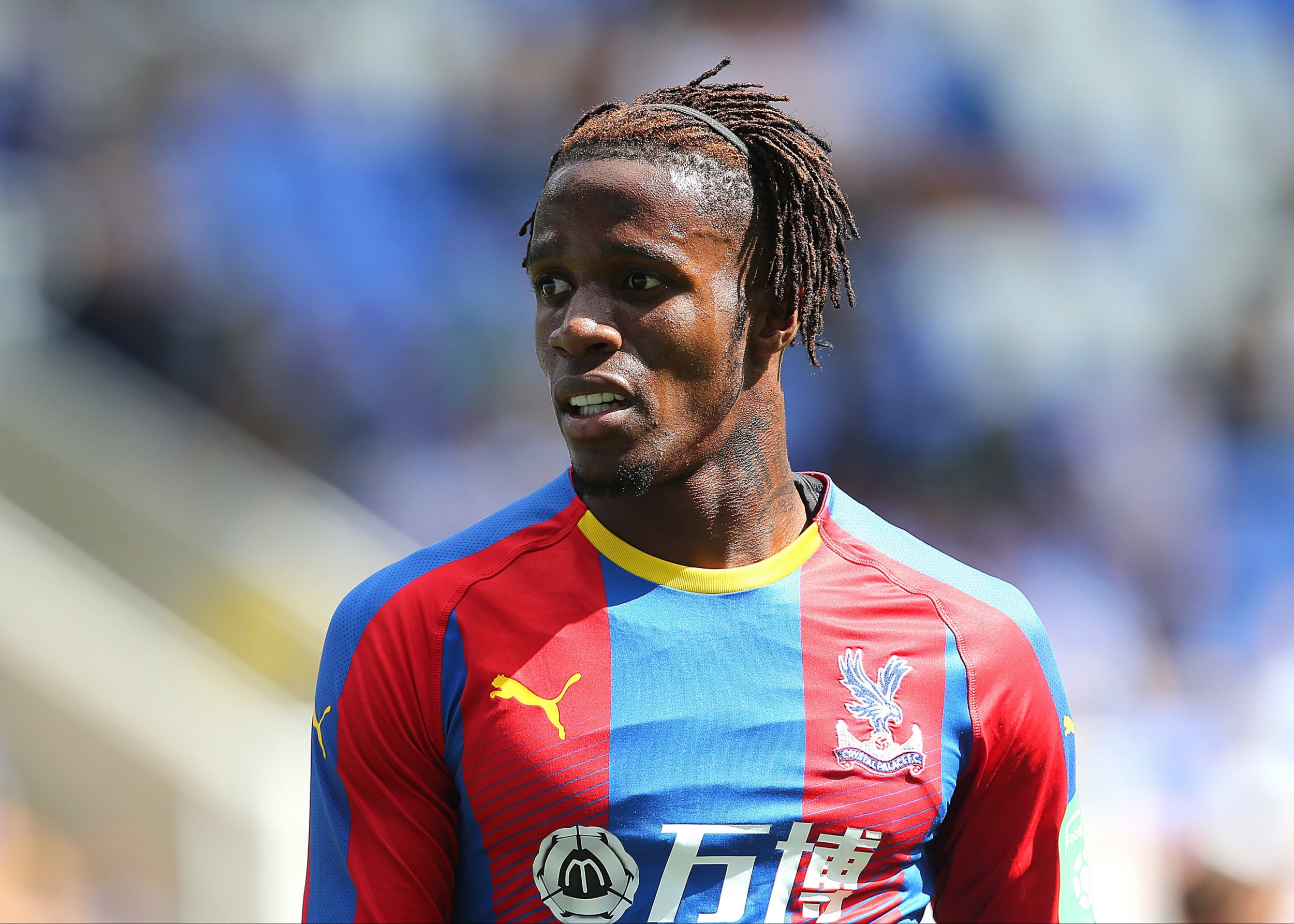 Wilfried Zaha is happy with life at Crystal Palace