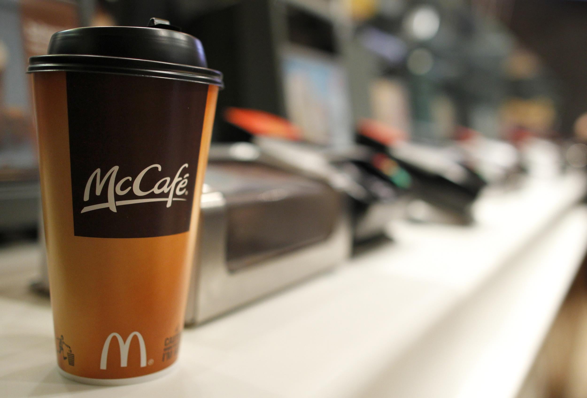 The latte machine at the Canadian branch of McDonald's was hooked up to a cleaning solution used to remove milk residue