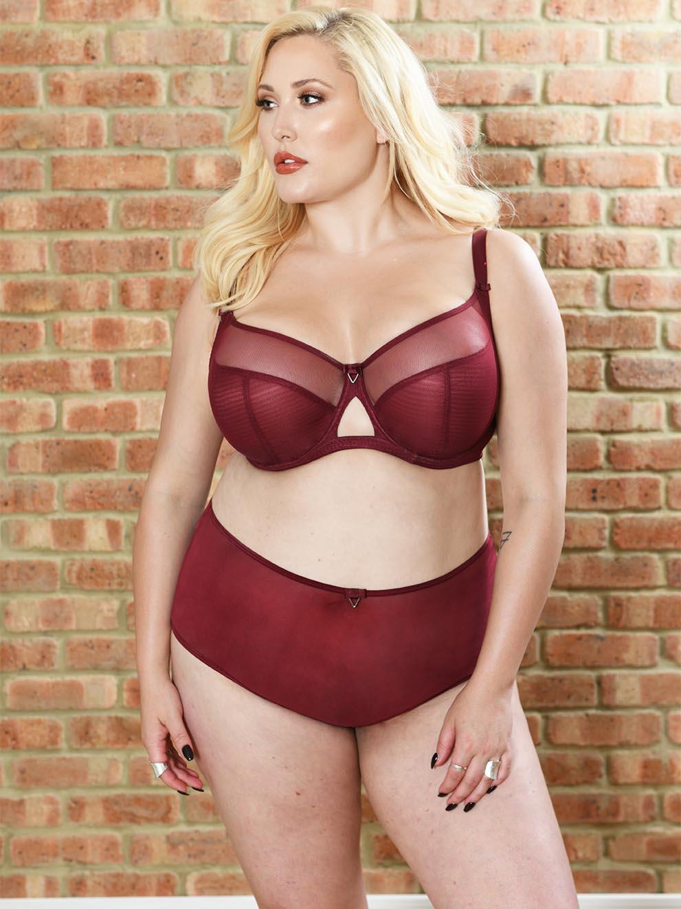 Plus-size model and actress Hayley Hasselhoff says she has a number of different body victories (Curvy Kate)