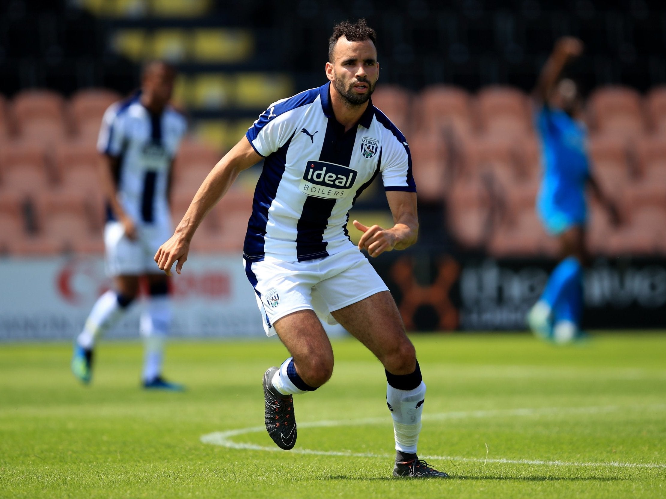 Hal Robson-Kanu during a pre-season friendly at Barnet