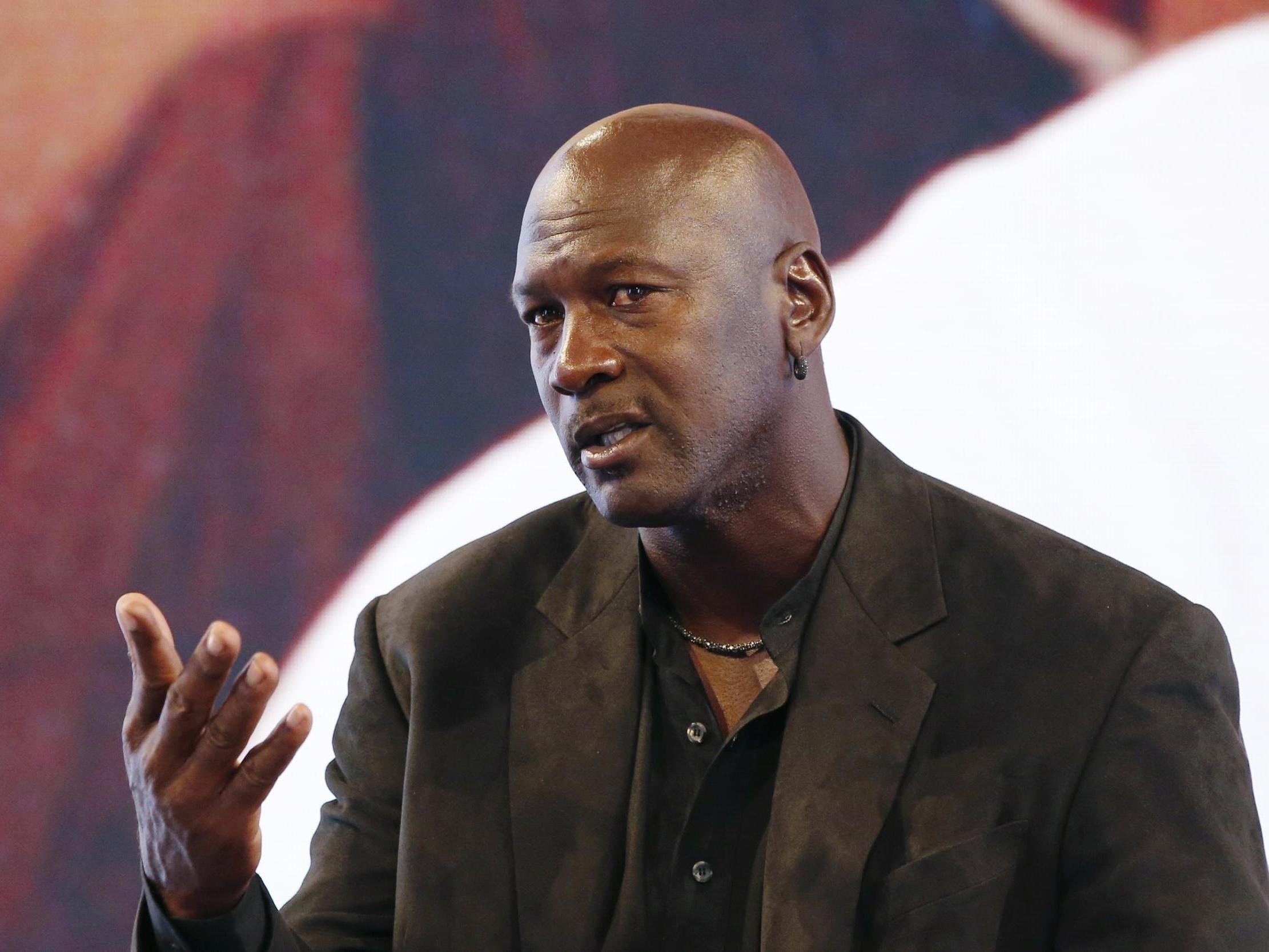 Michael Jordan has in the past rarely shared his views on politics