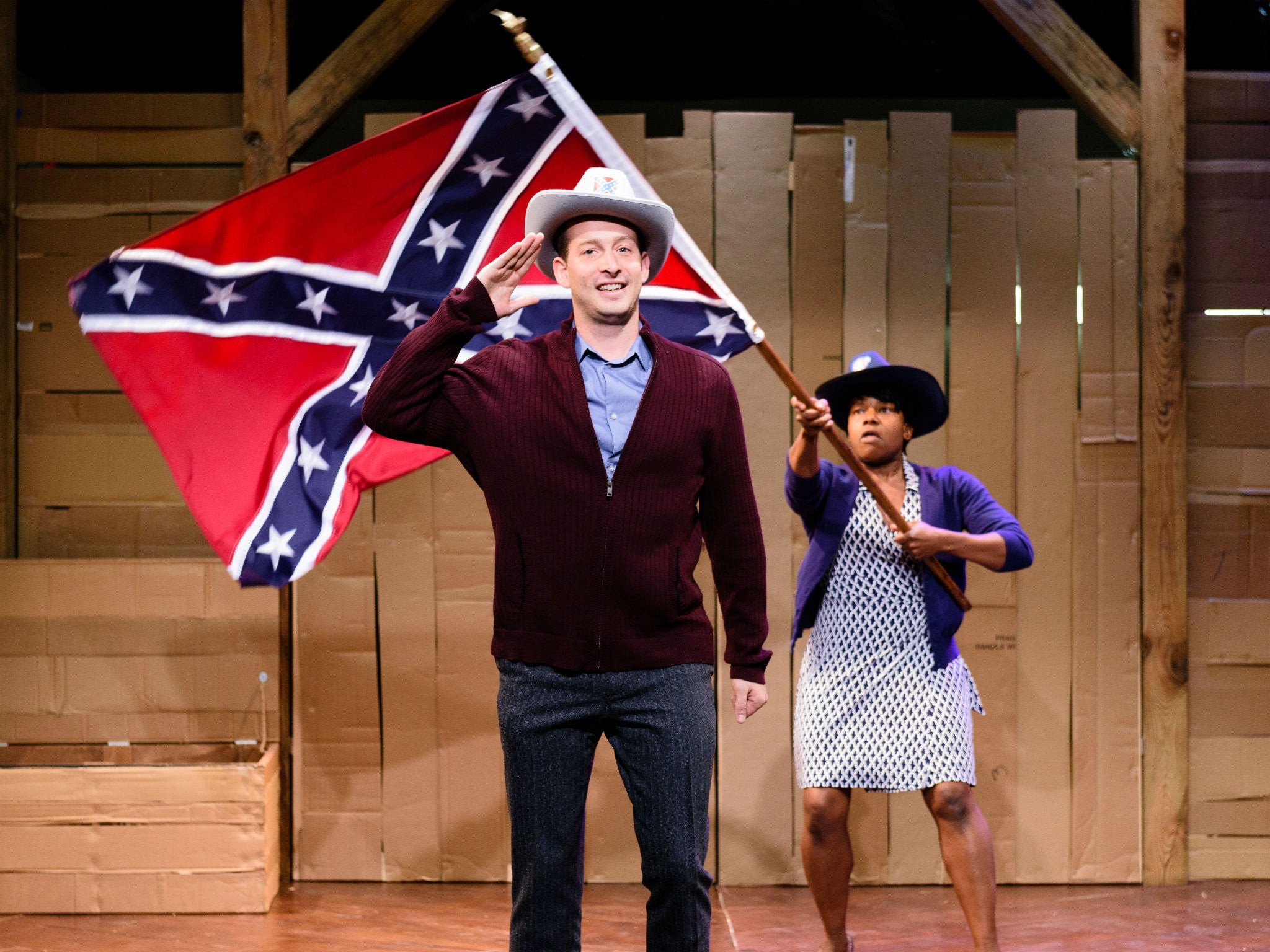 Jennifer Kidwell and Scott R Sheppard in ‘Underground Railroad’